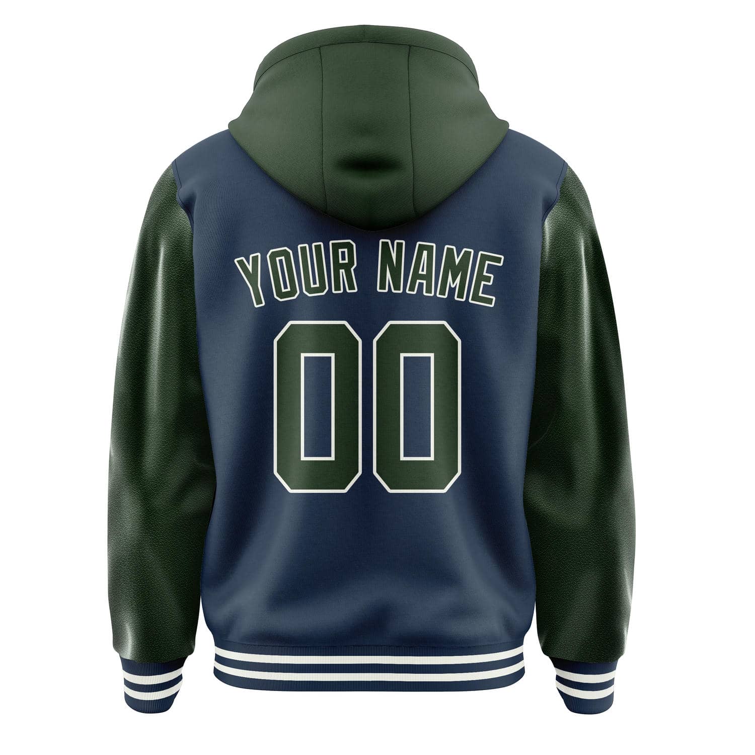 Custom Blue Dark Green Jacket