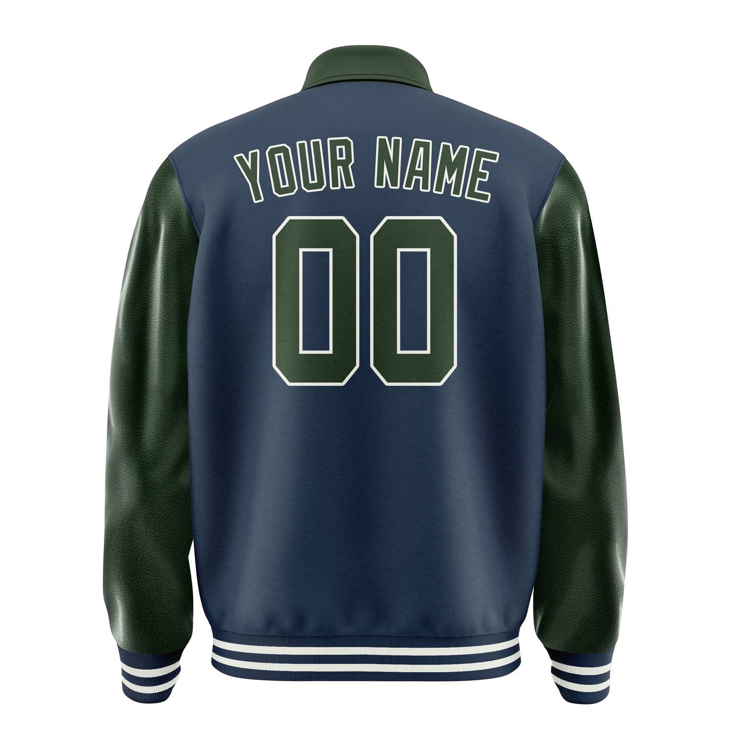 Custom Blue Dark Green Jacket