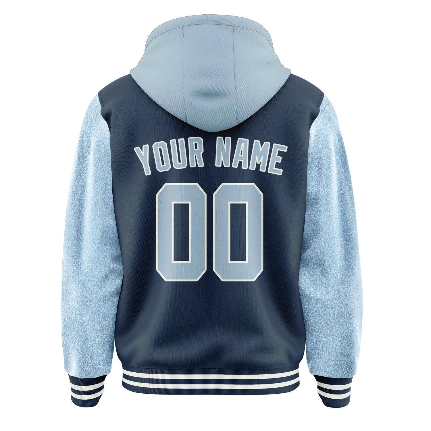 Custom Blue Light Blue Jacket