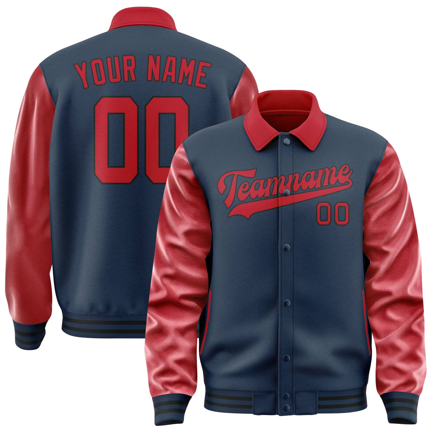 Custom Blue Red Jacket