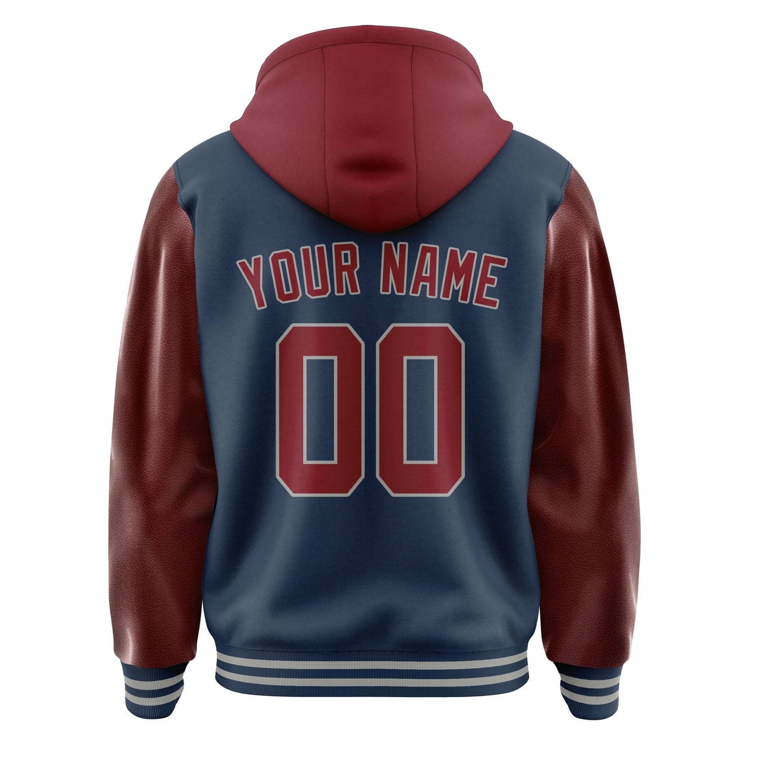 Custom Blue Crimson Red Jacket