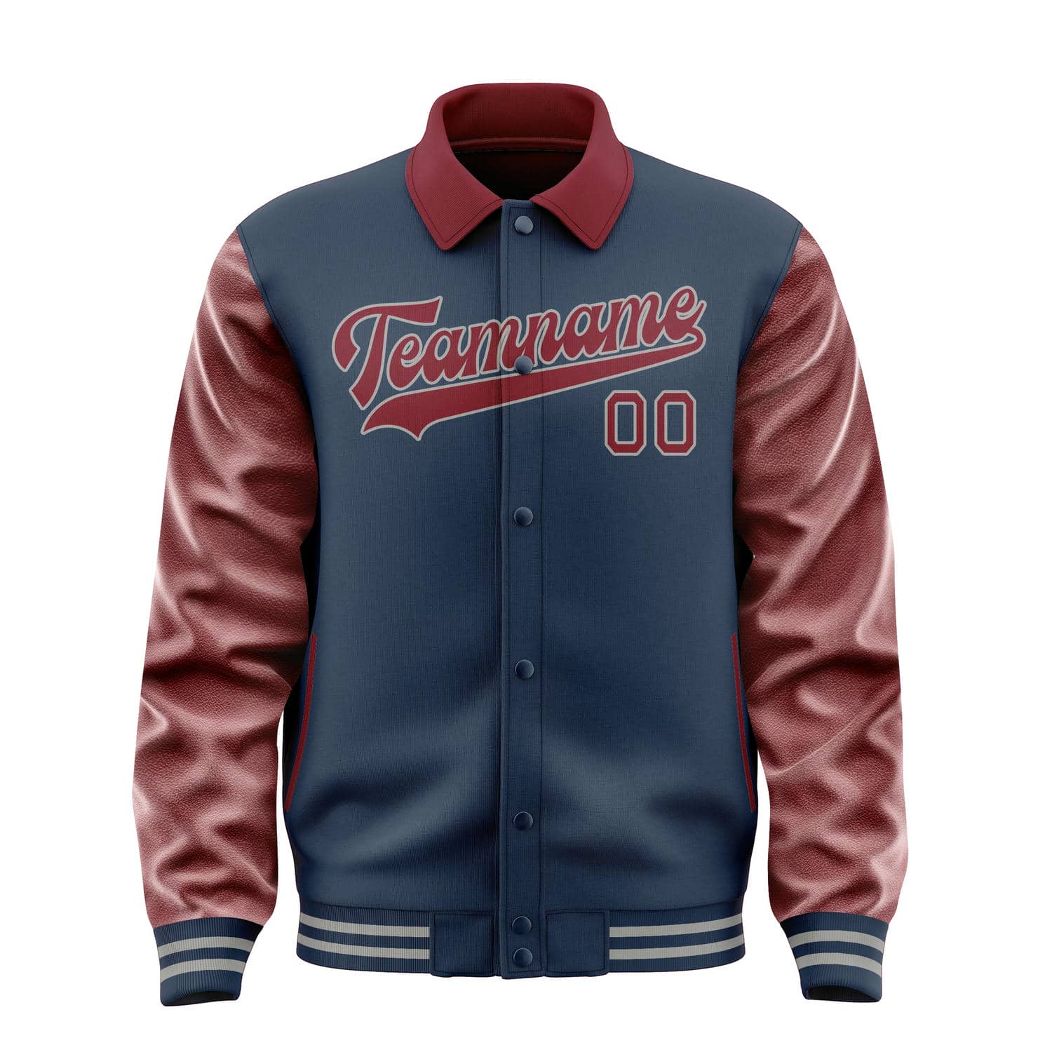Custom Blue Crimson Red Jacket