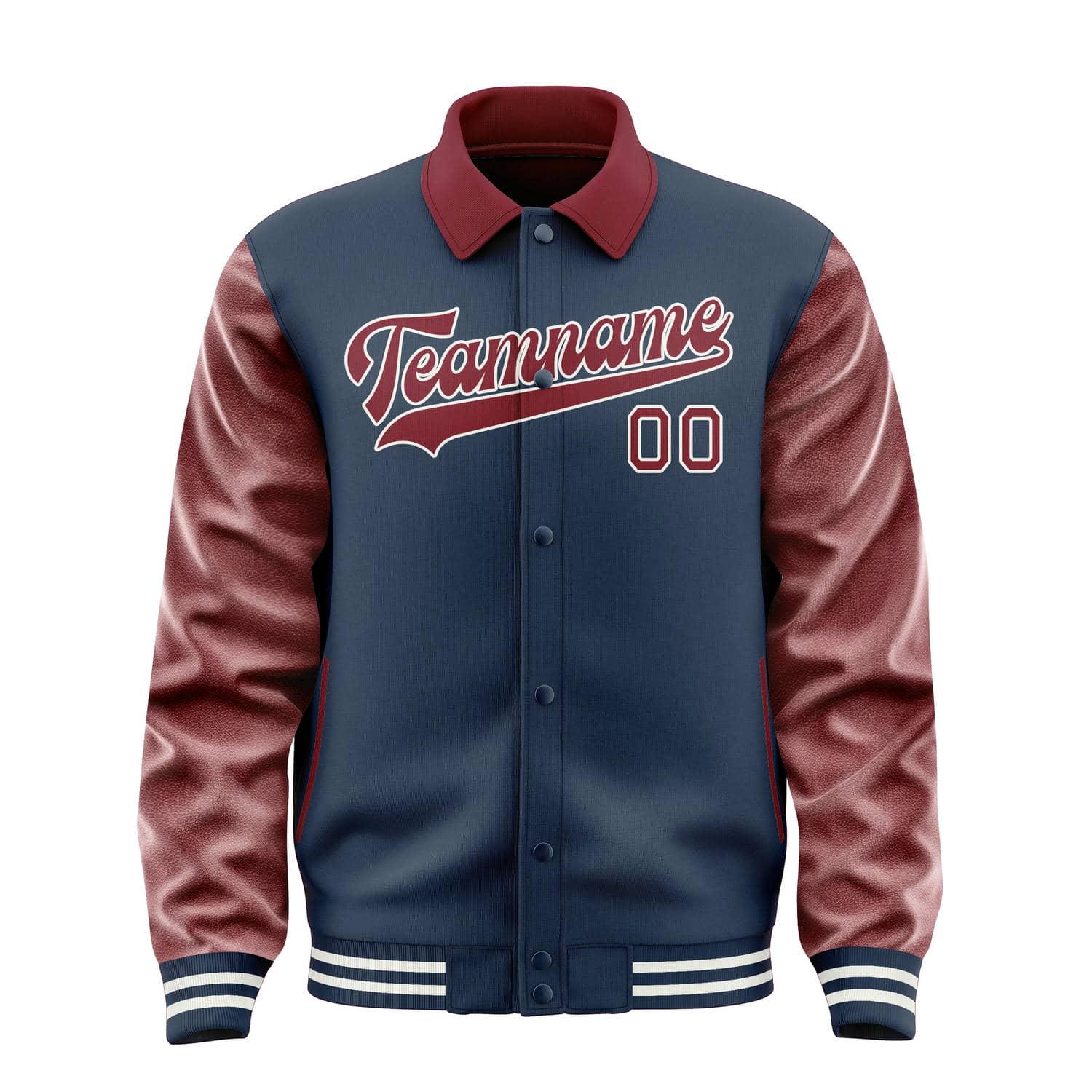 Custom Blue Crimson Red Jacket