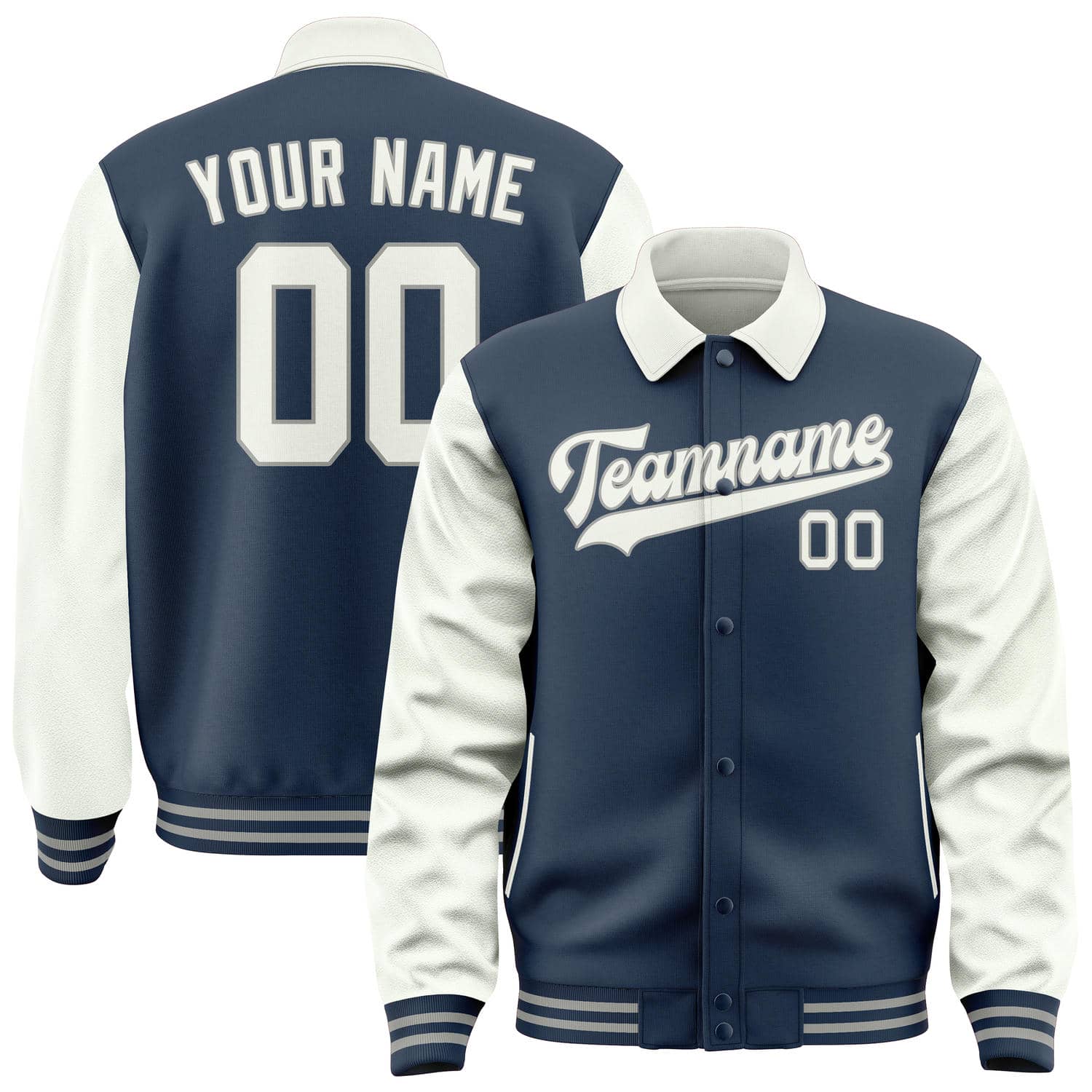 Custom Blue White Jacket