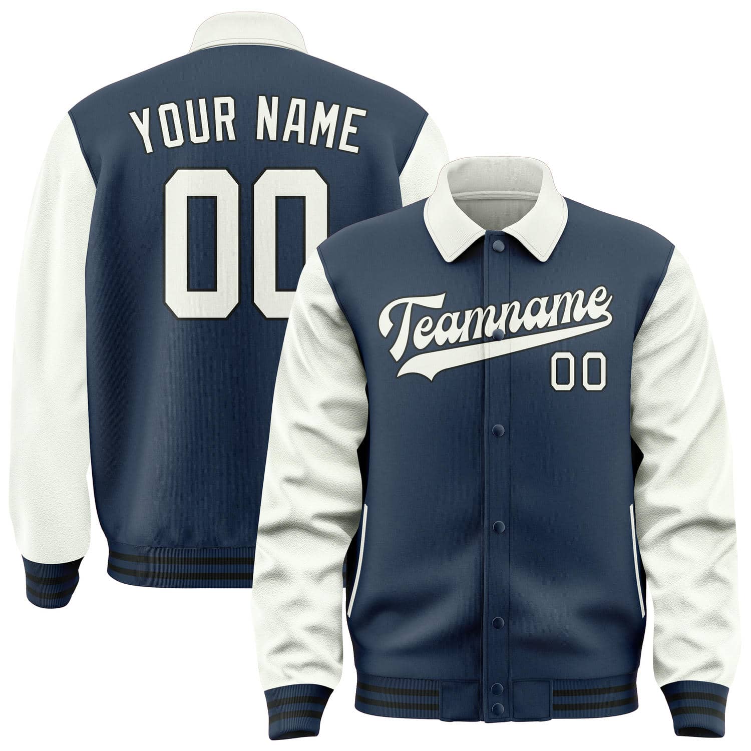Custom Blue White Jacket