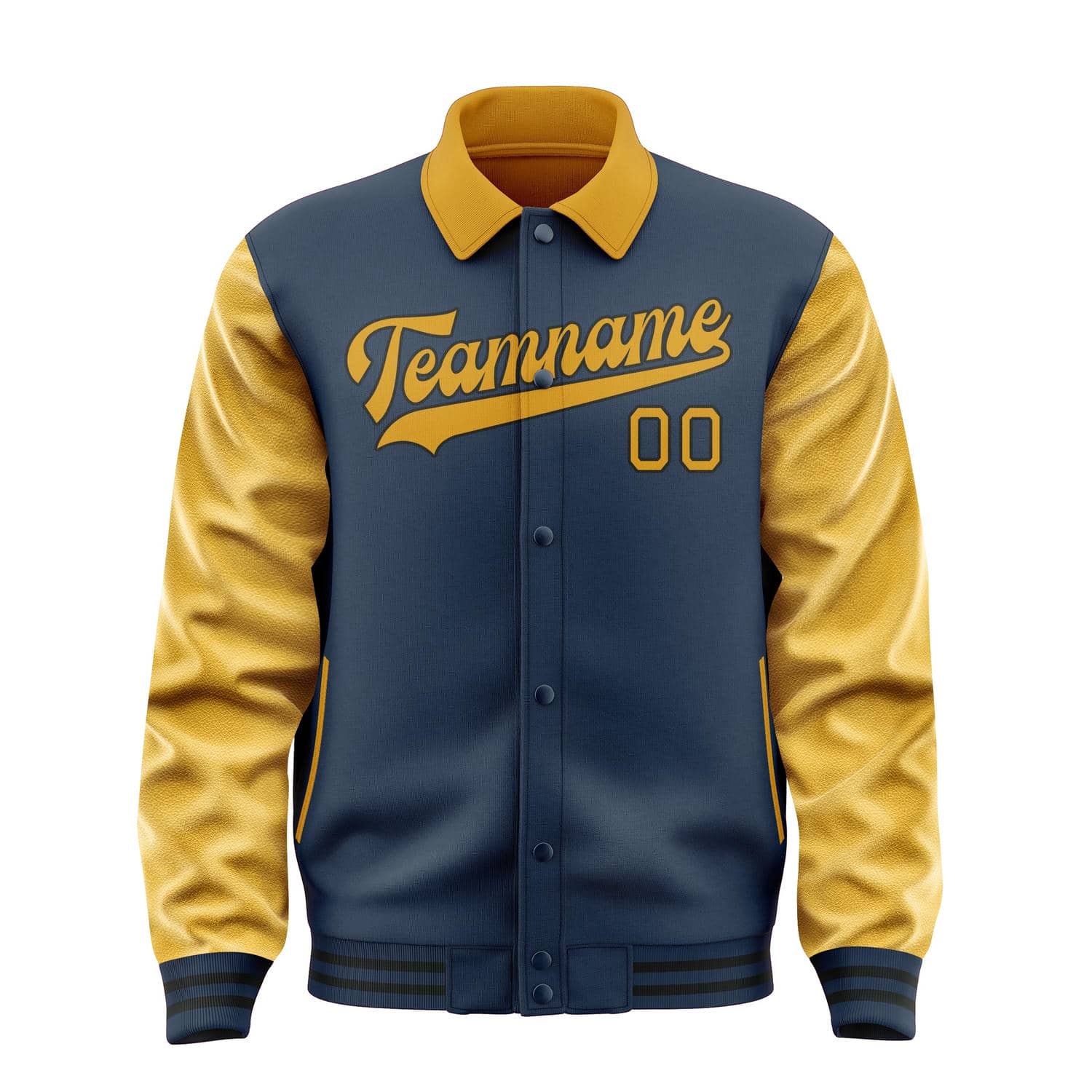 Custom Blue Yellow Jacket