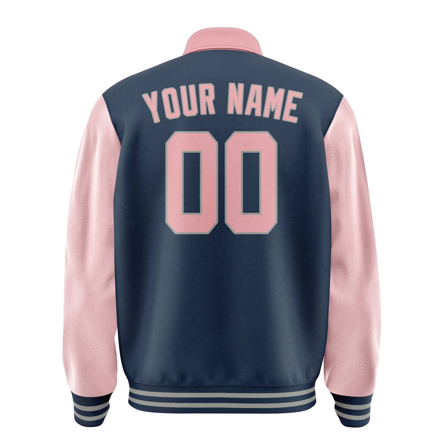 Custom Blue Light Pink Jacket