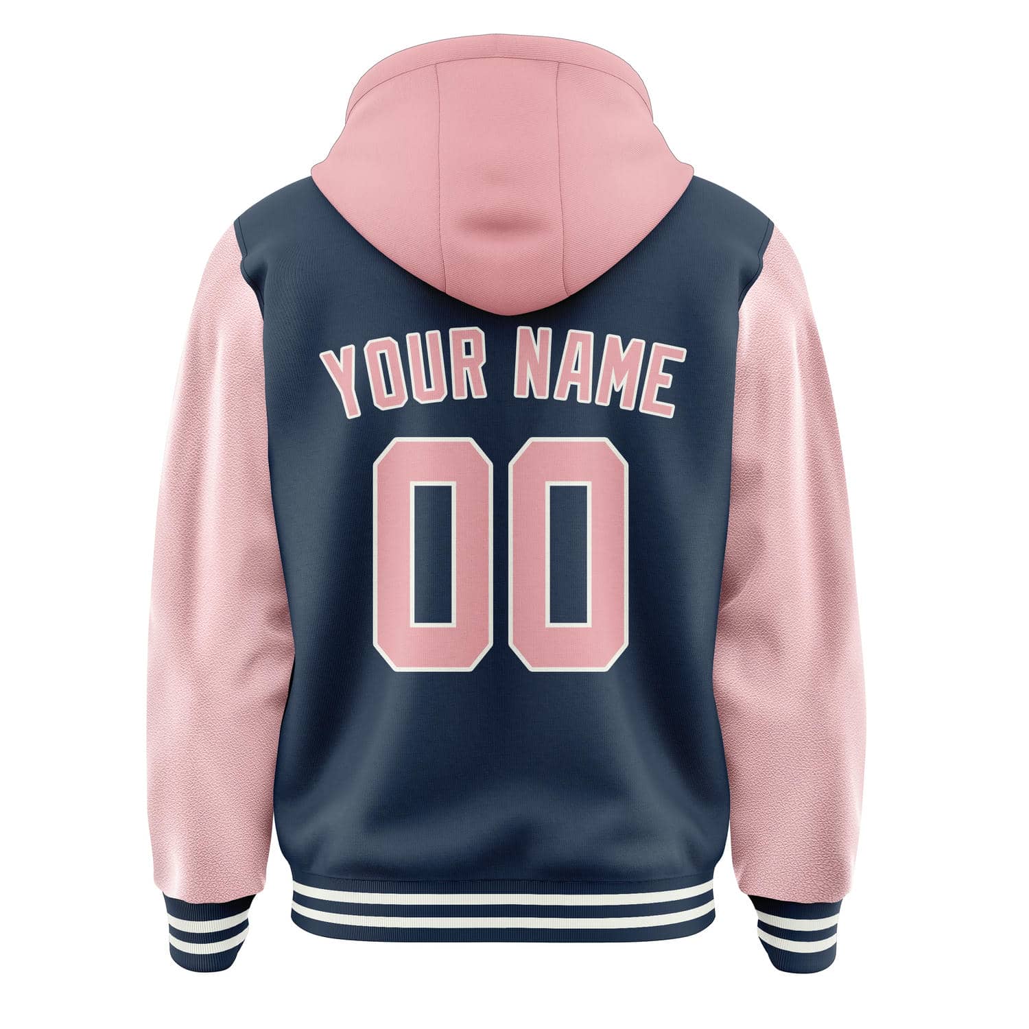 Custom Blue Light Pink Jacket