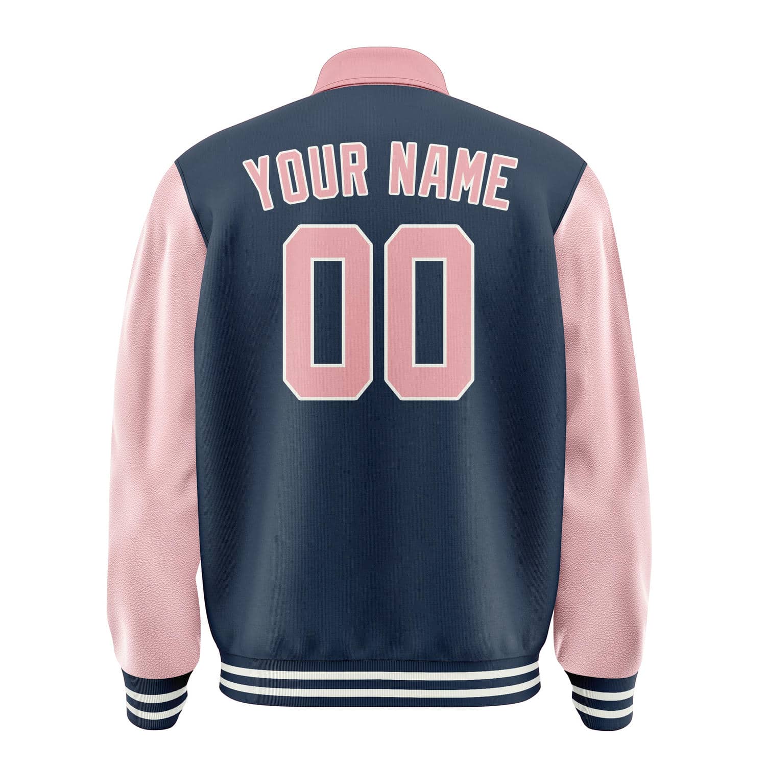 Custom Blue Light Pink Jacket