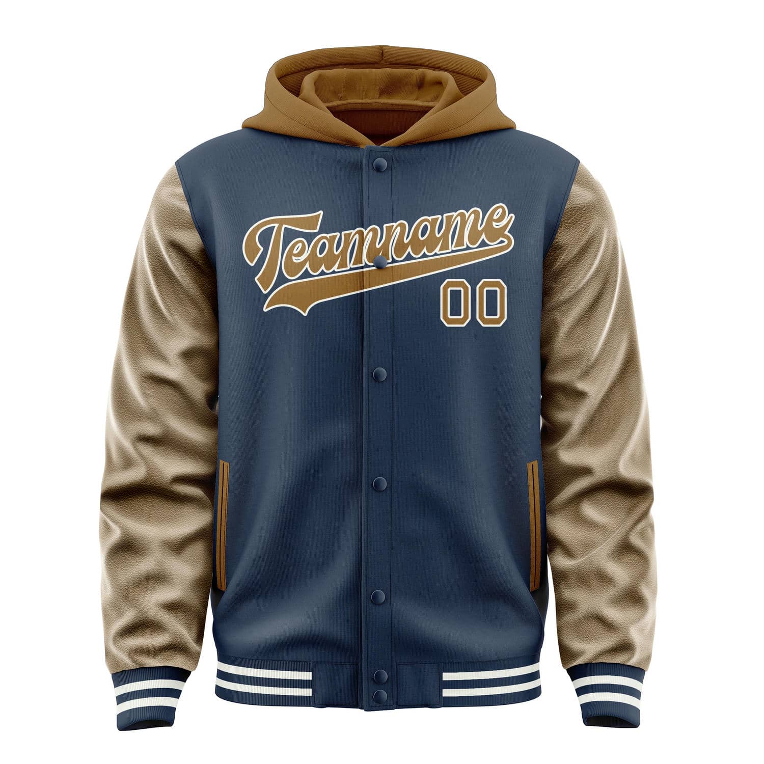 Custom Blue Khaki Jacket