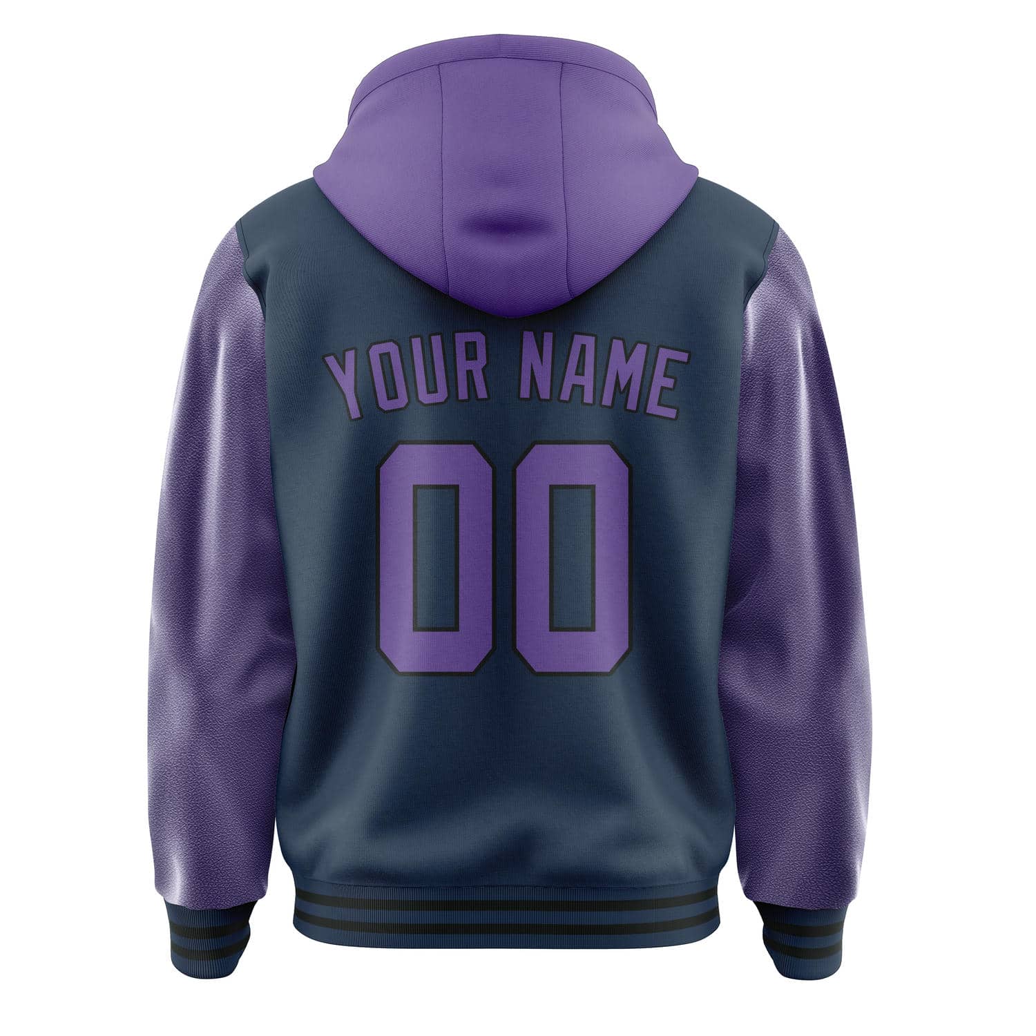 Custom Blue Light Purple Jacket