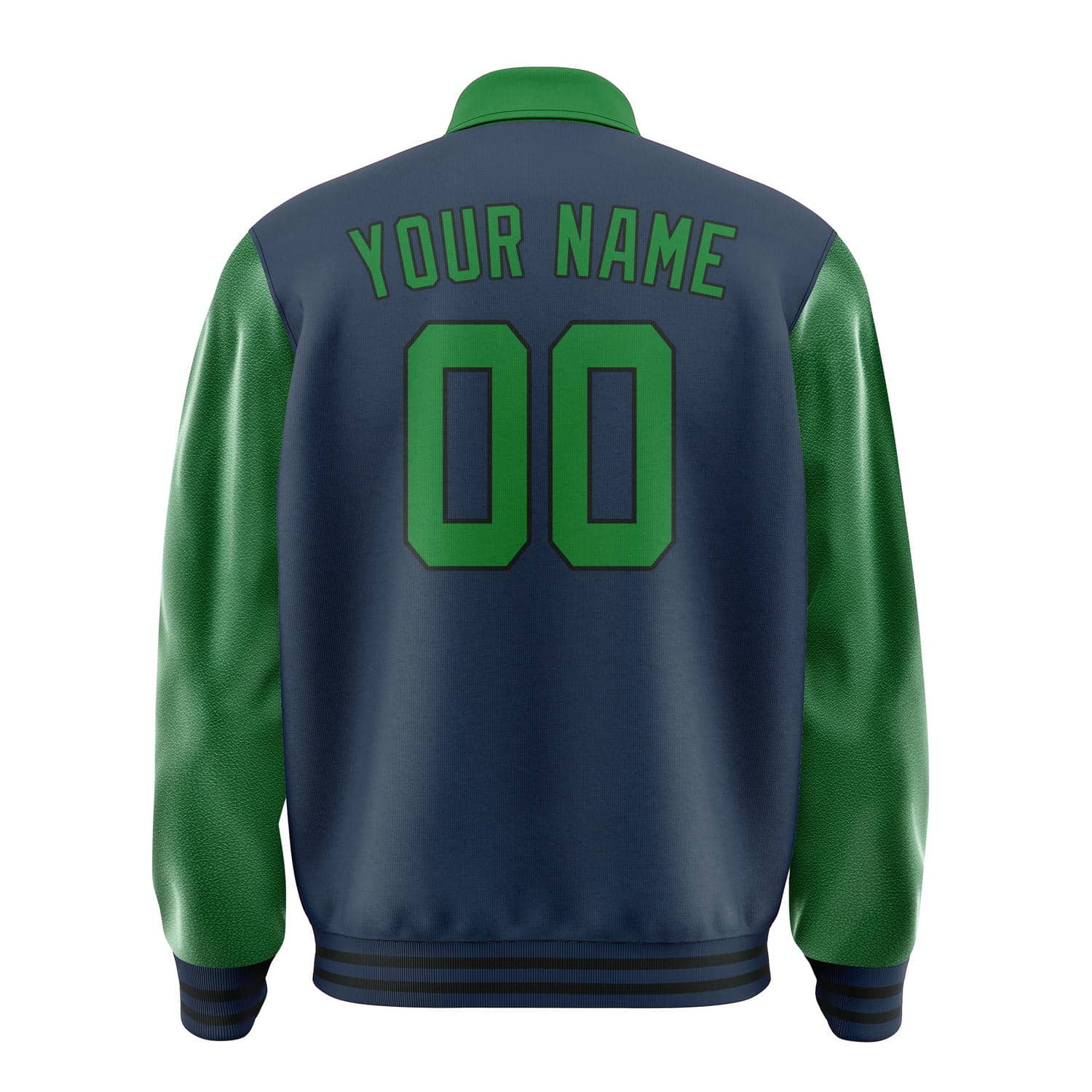 Custom Blue Emerald Green Jacket