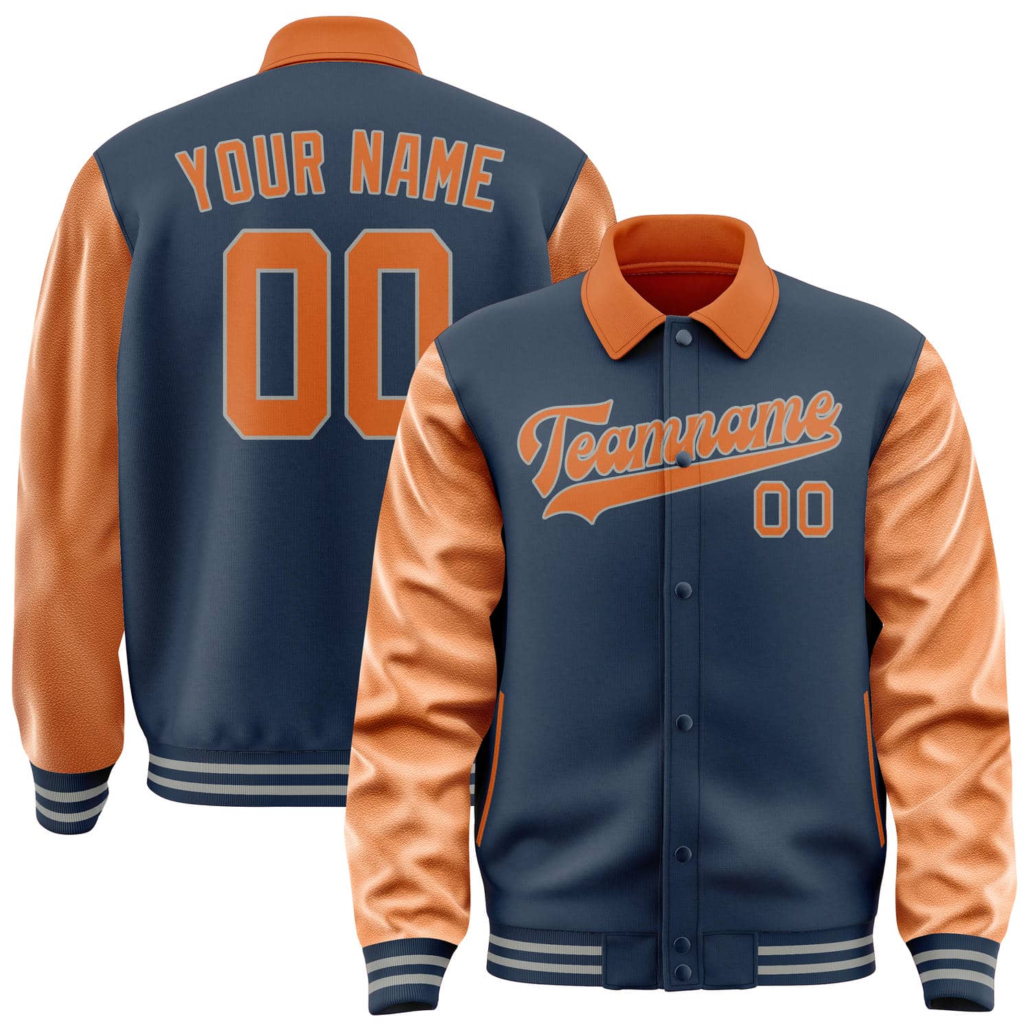 Custom Blue Orange Jacket