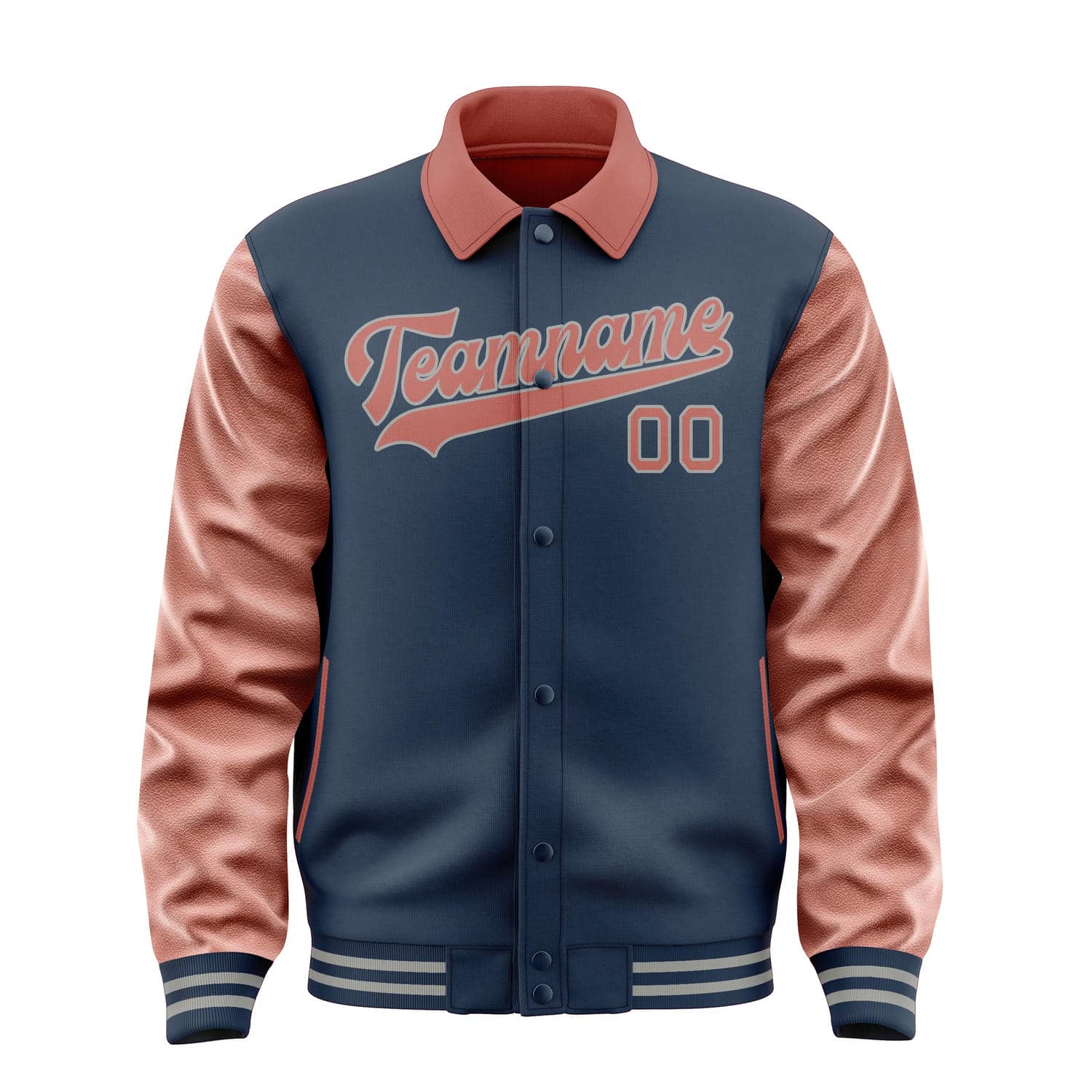 Custom Blue Copper Rose Jacket