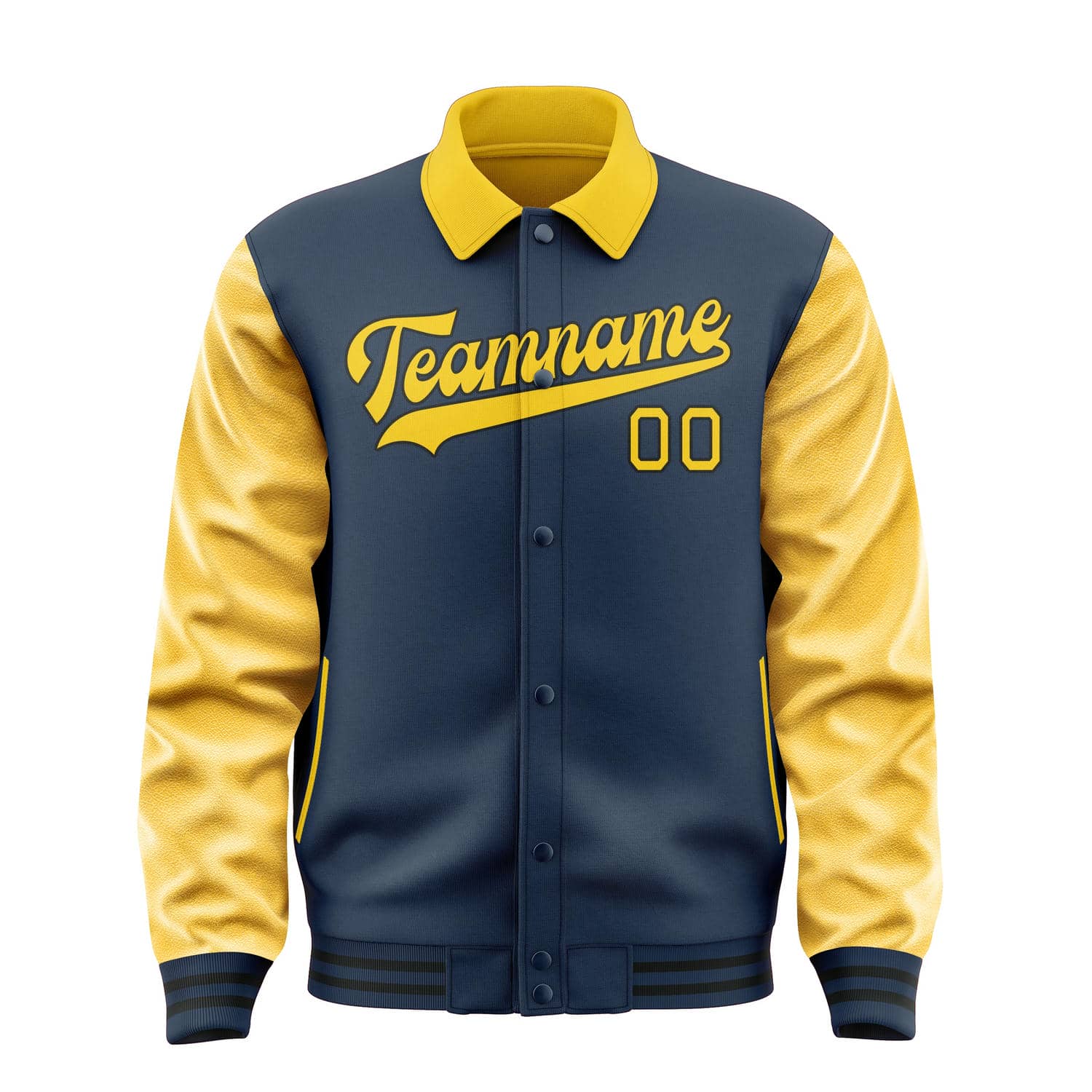 Custom Blue Gold Jacket