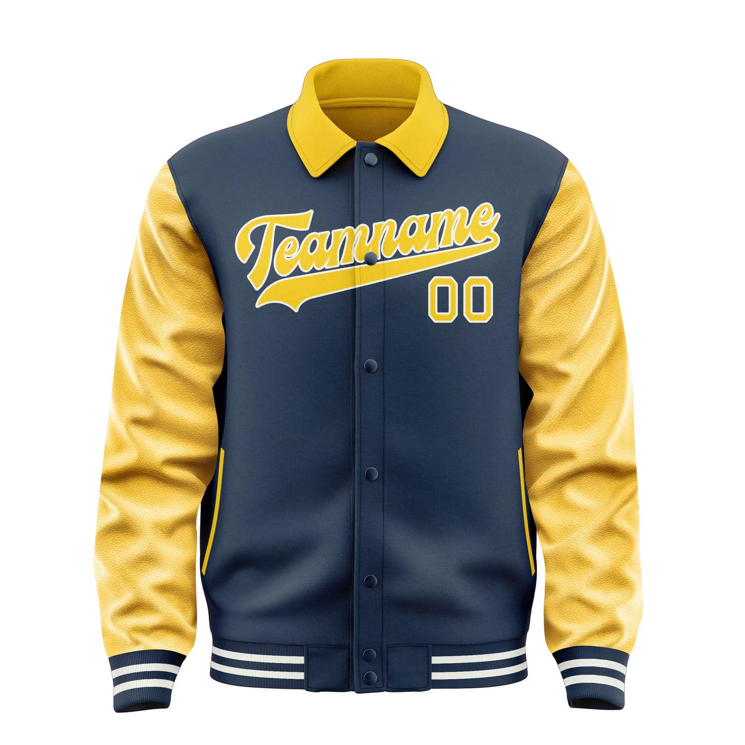 Custom Blue Gold Jacket