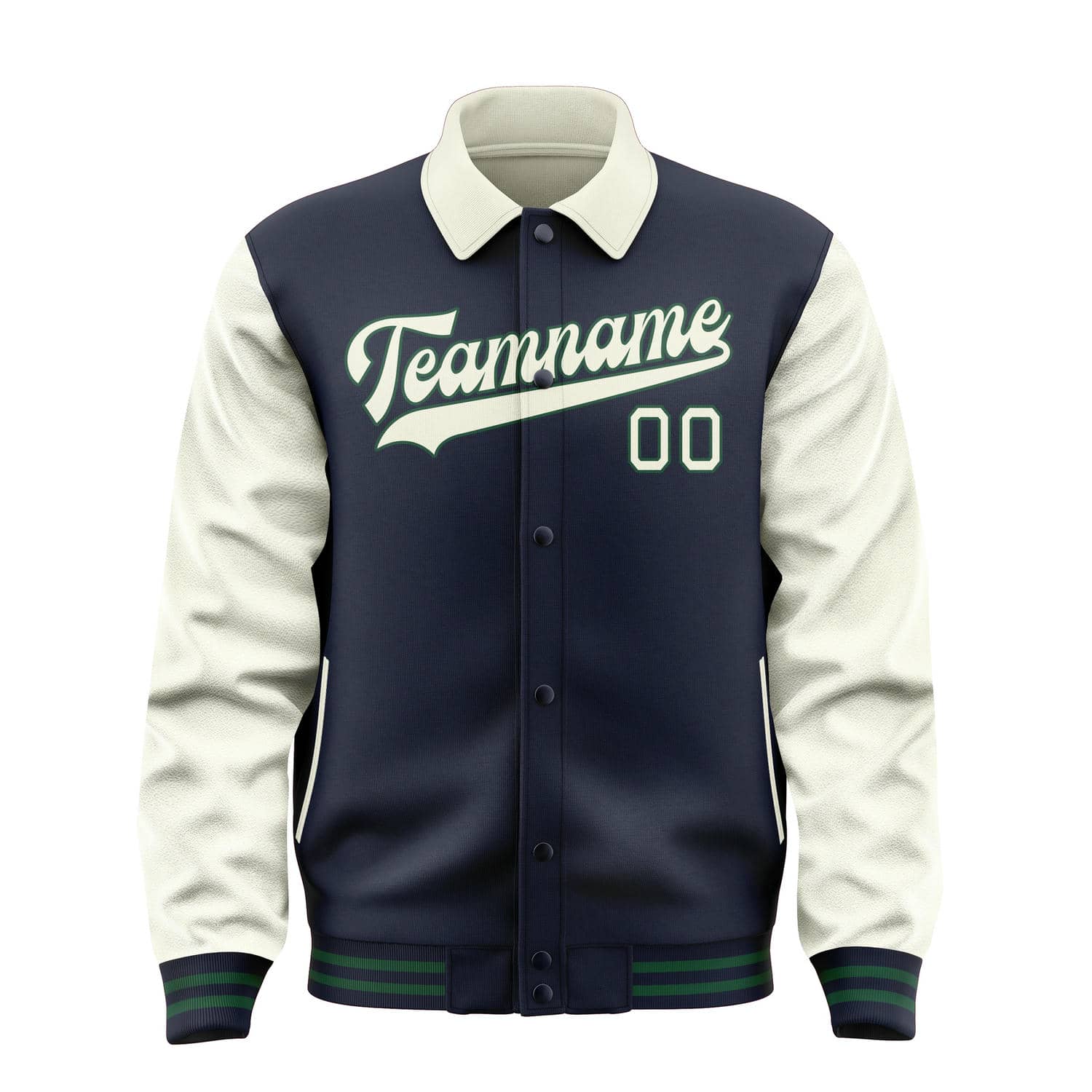 Custom Navy Cream Jacket