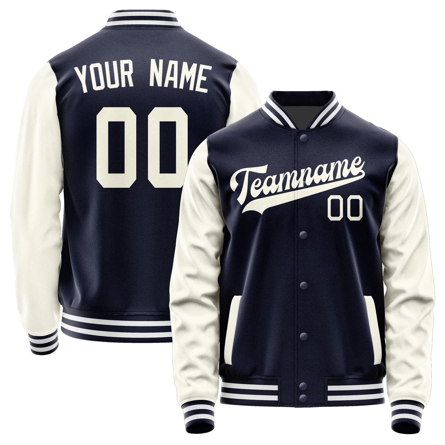 Custom Navy Cream Jacket JA1111031118B31803