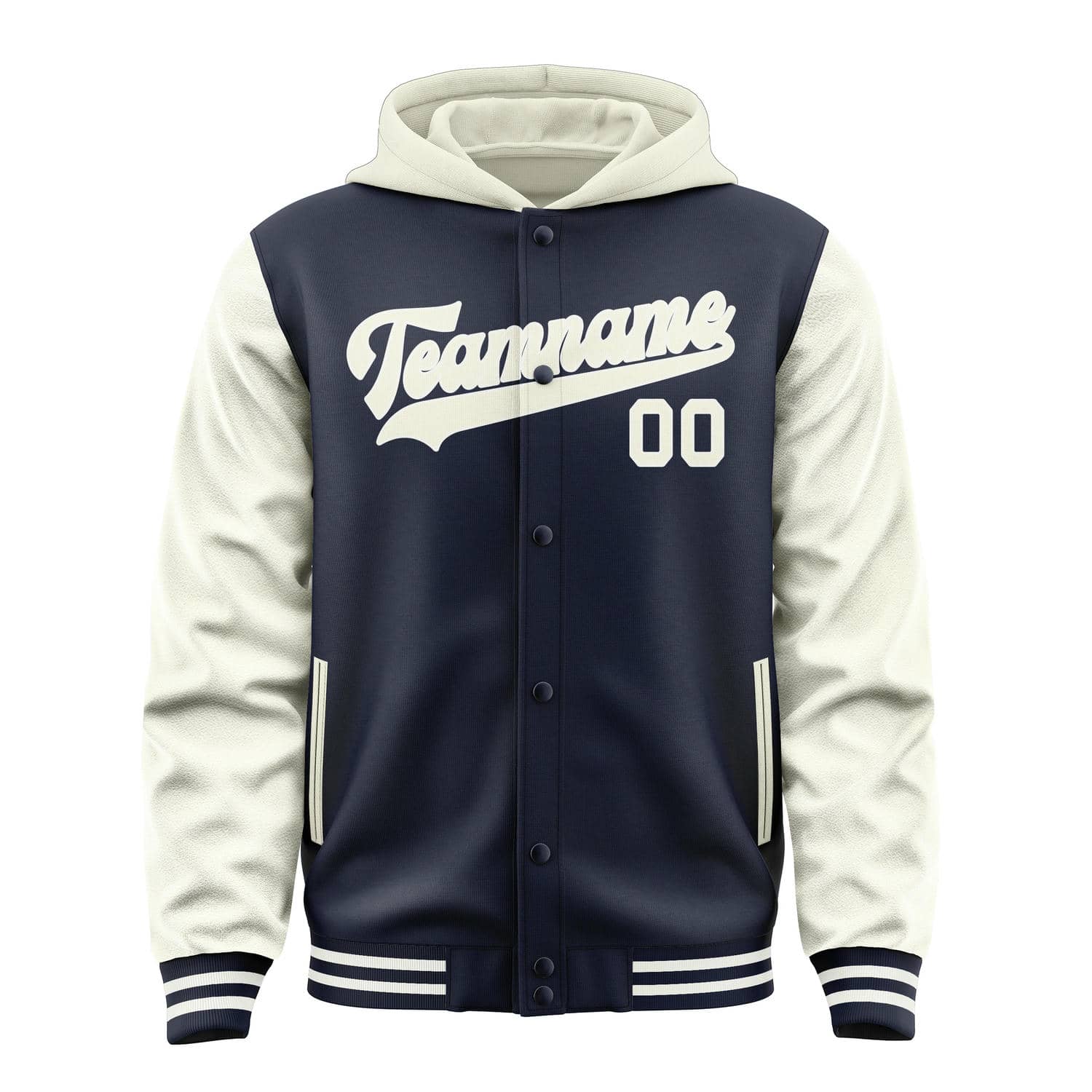 Custom Navy Cream Jacket