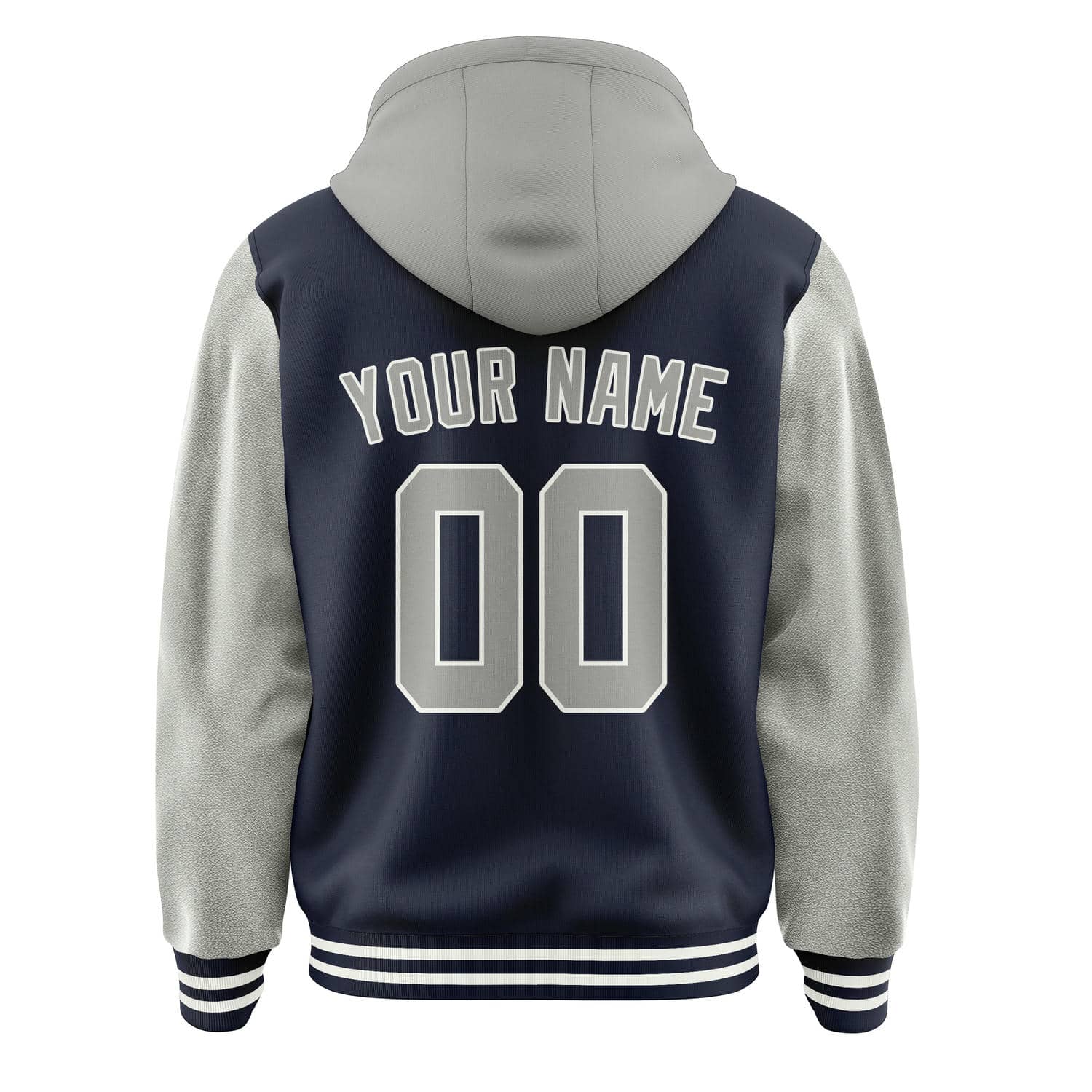 Custom Navy Gray Jacket