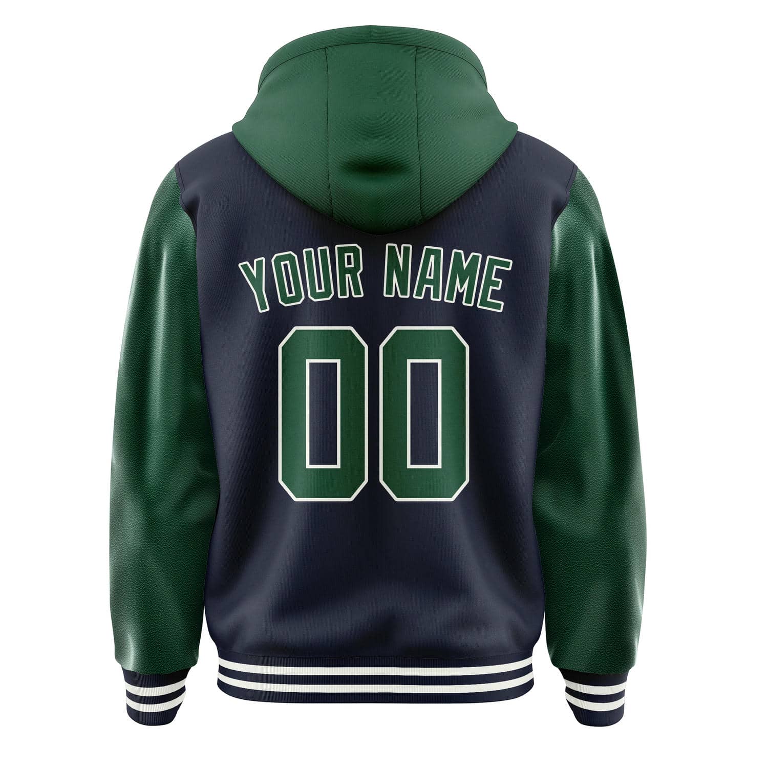 Custom Navy Green Jacket