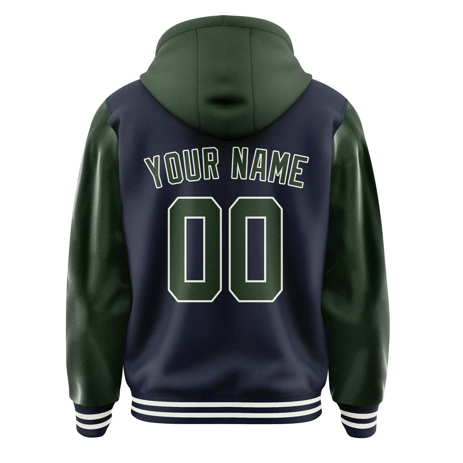 Custom Navy Dark Green Jacket