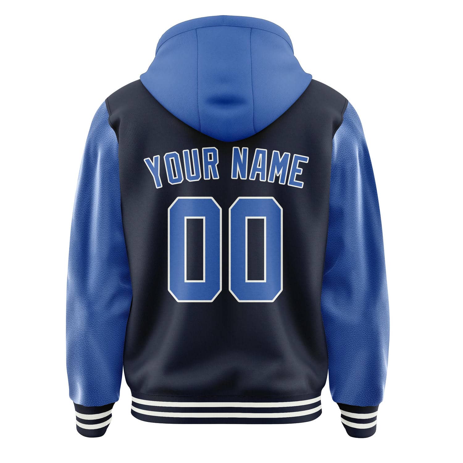 Custom Navy Sky Blue Jacket