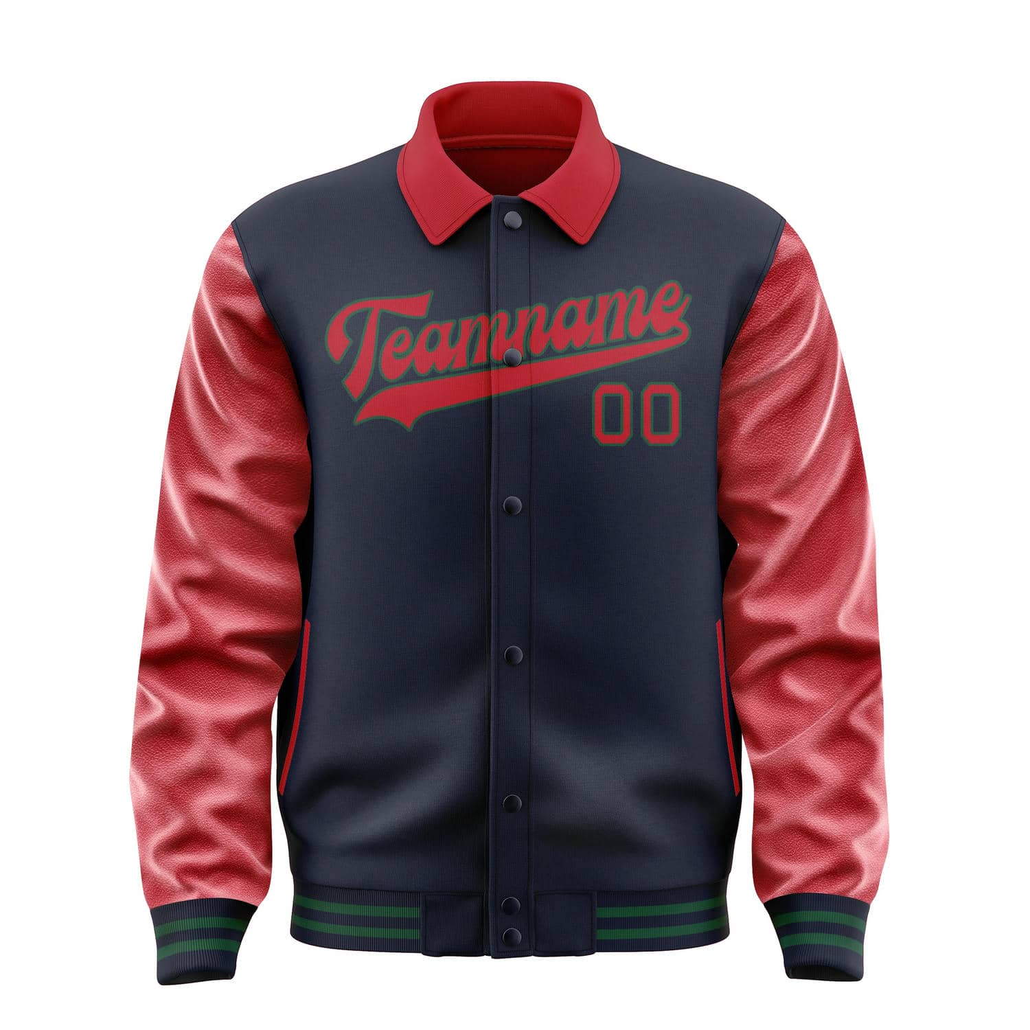 Custom Navy Red Jacket
