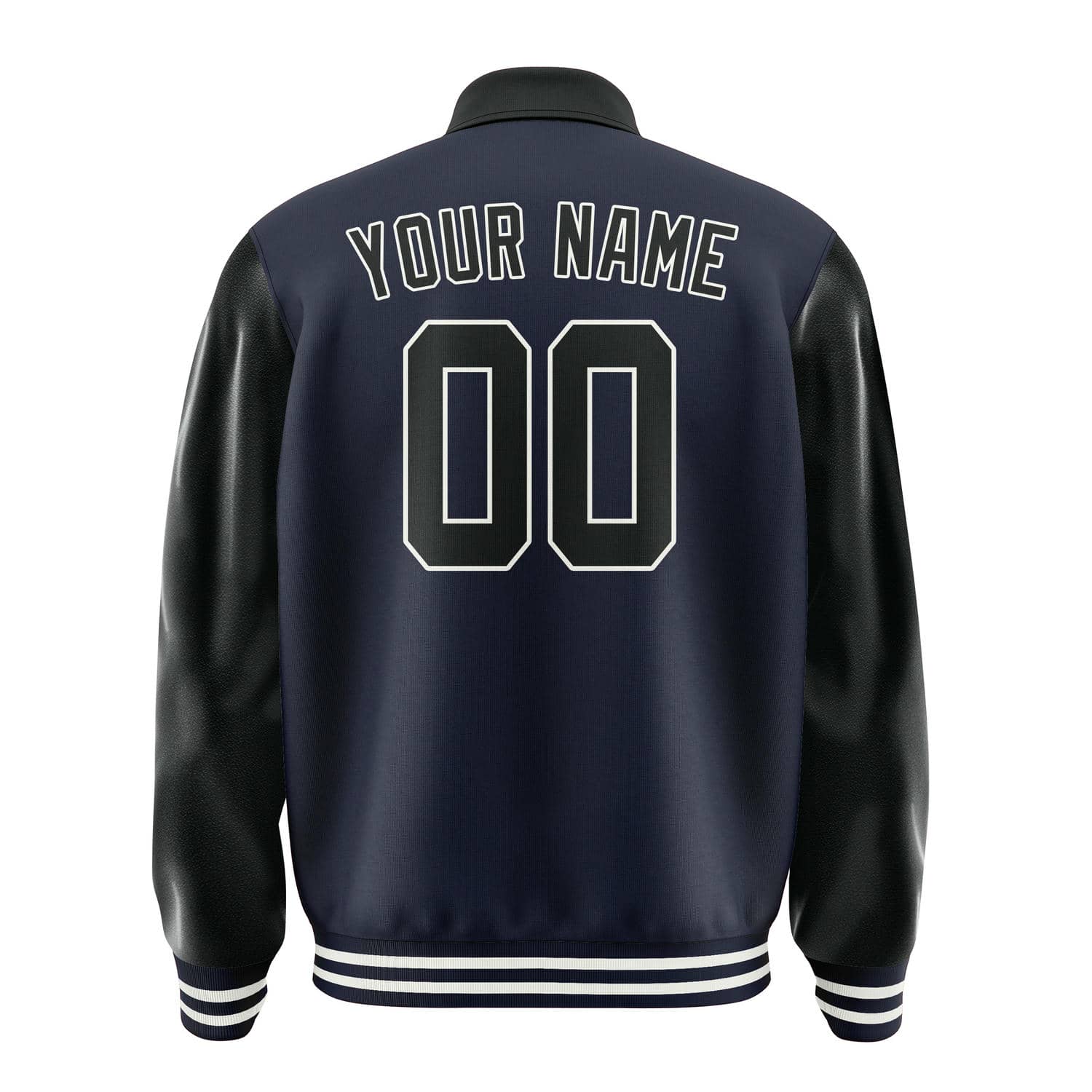Custom Navy Black Jacket