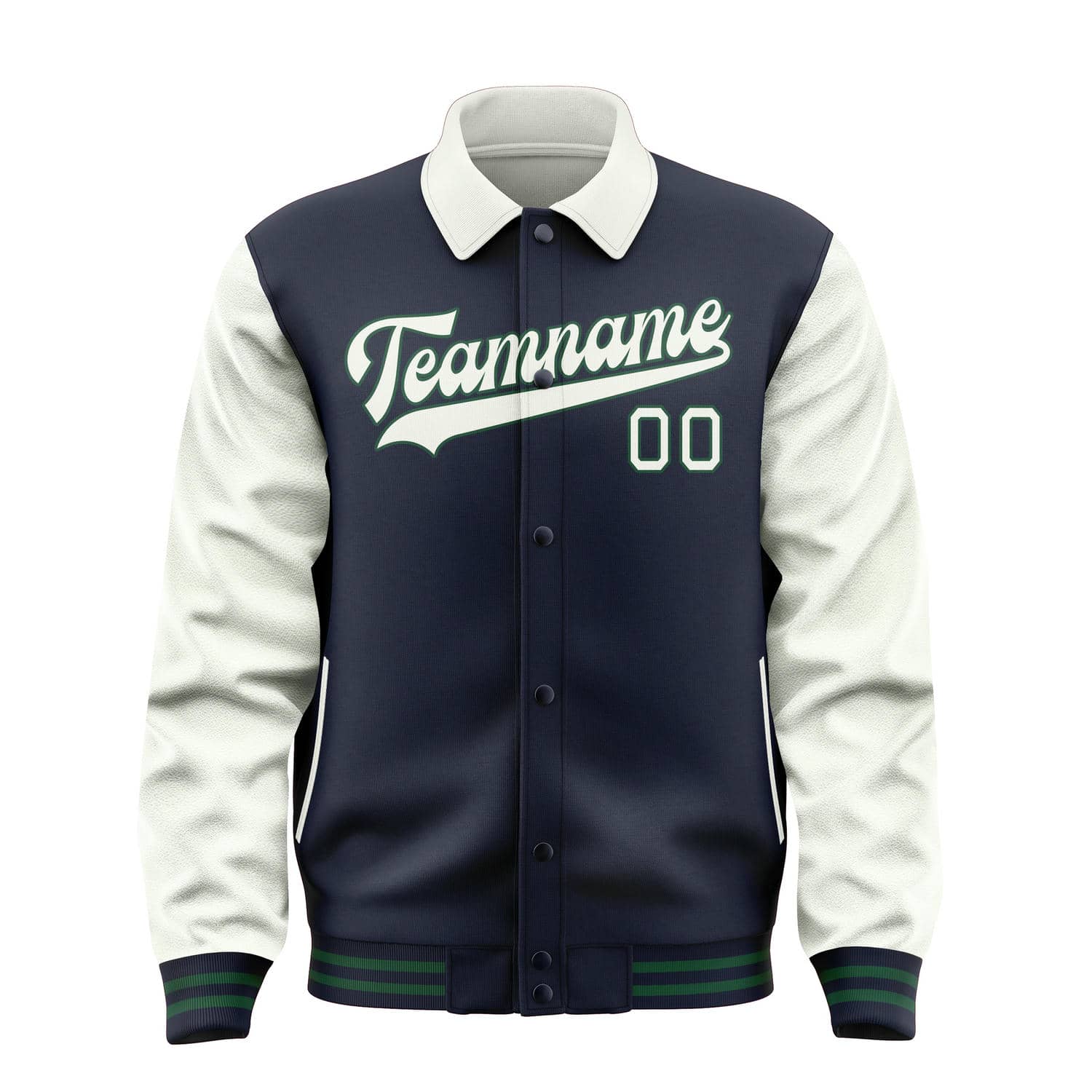 Custom Navy White Jacket