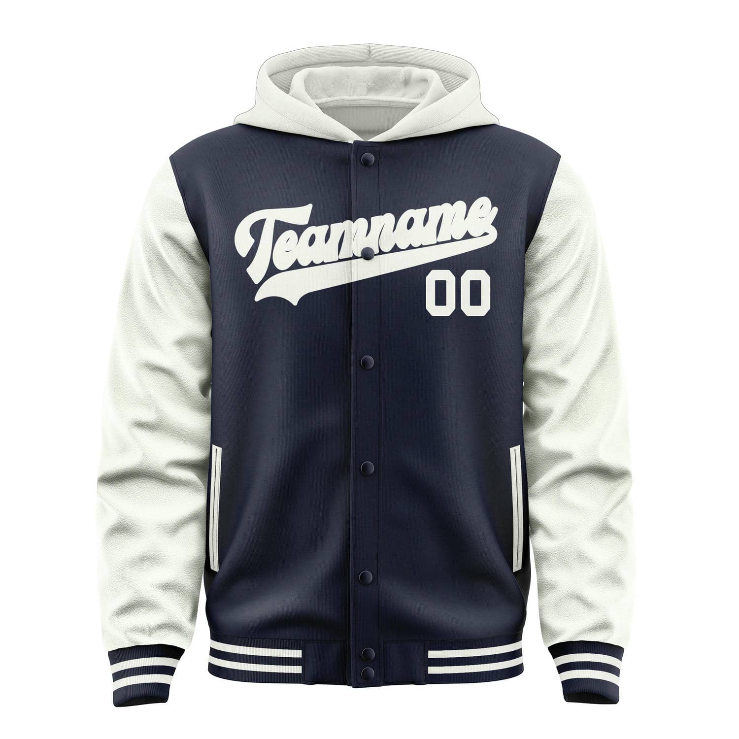 Custom Navy White Jacket