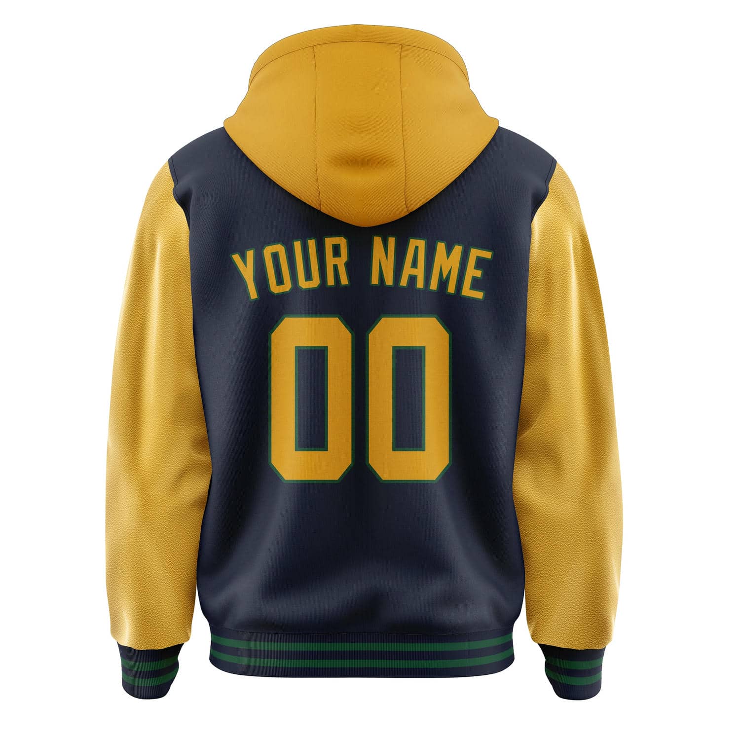 Custom Navy Yellow Jacket