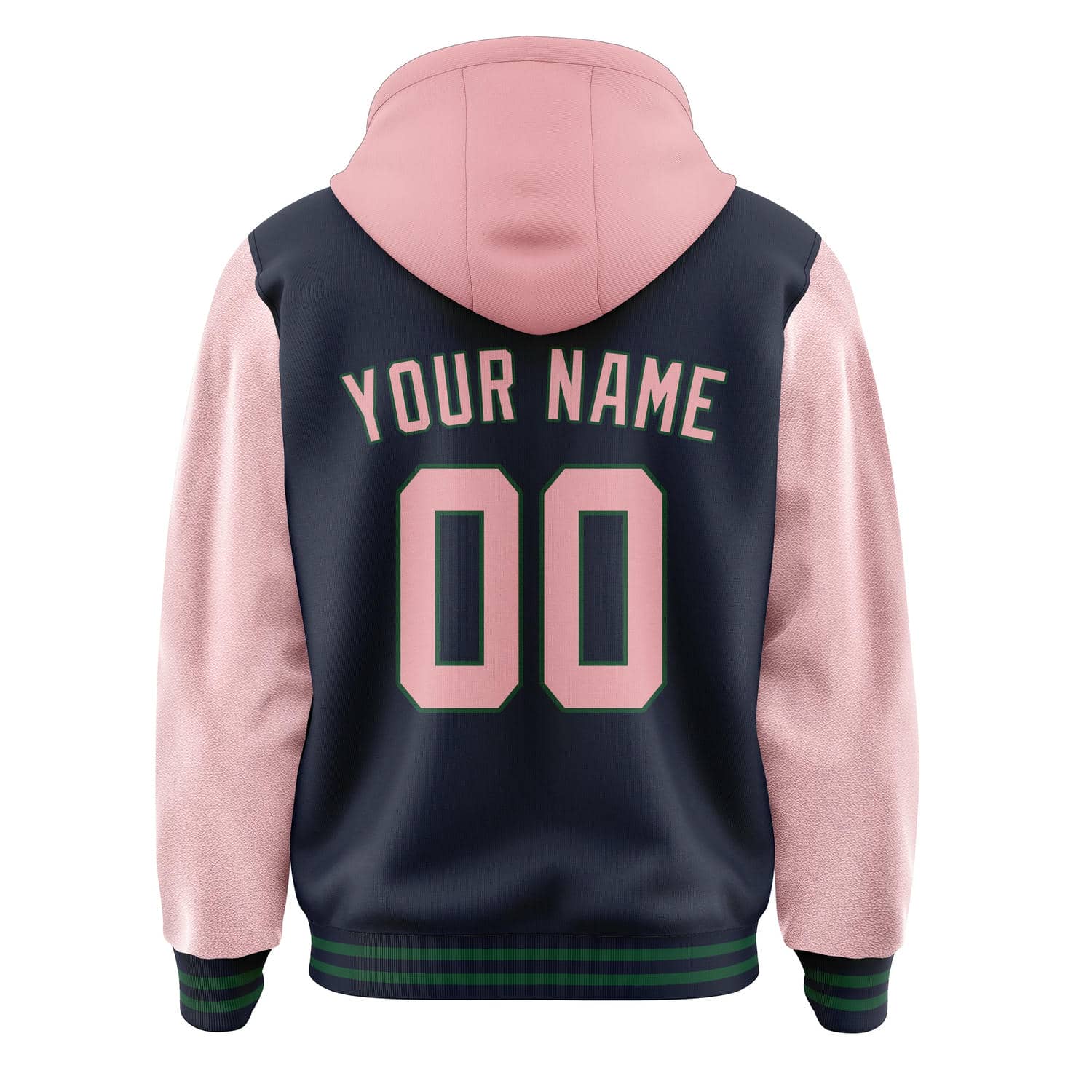Custom Navy Light Pink Jacket