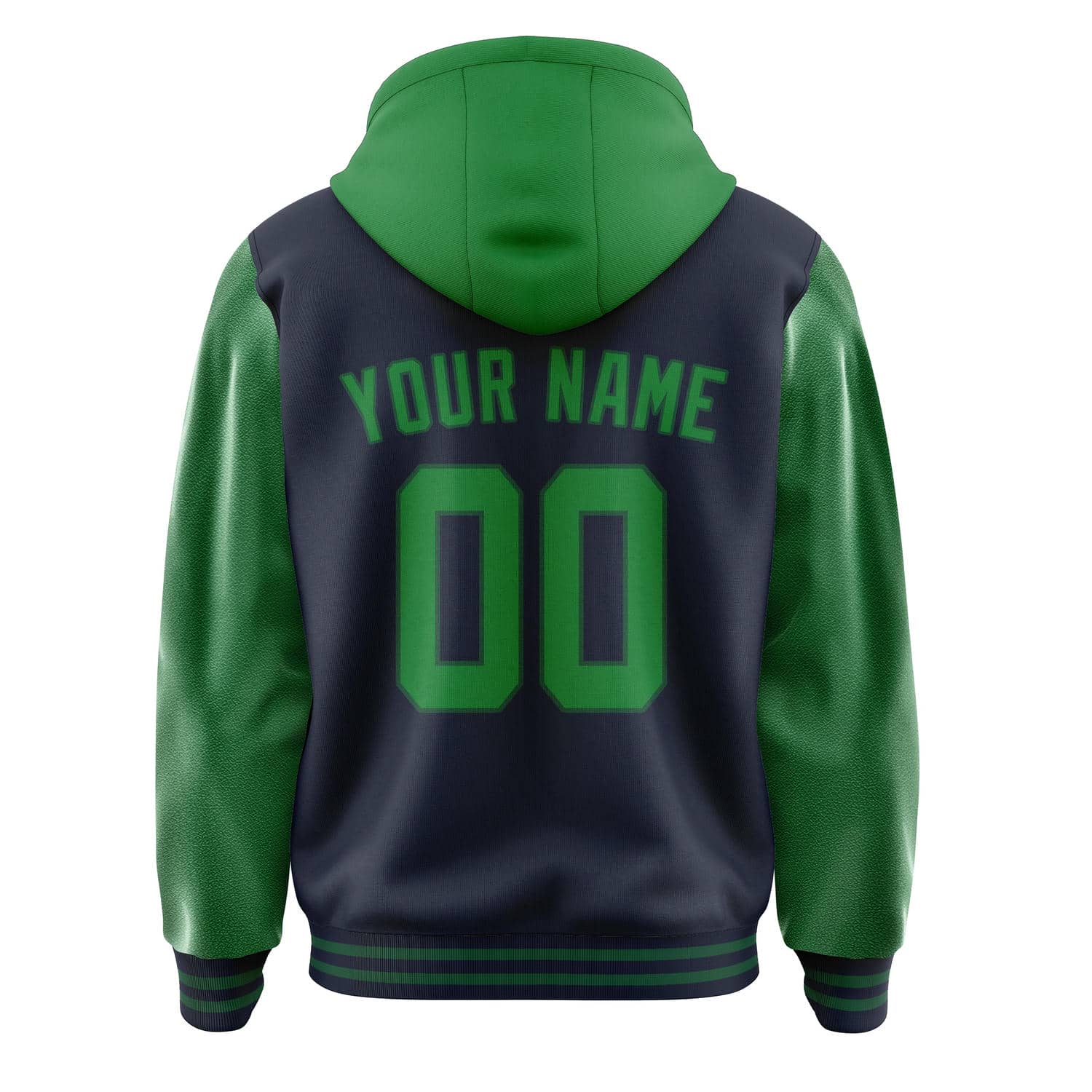 Custom Navy Emerald Green Jacket