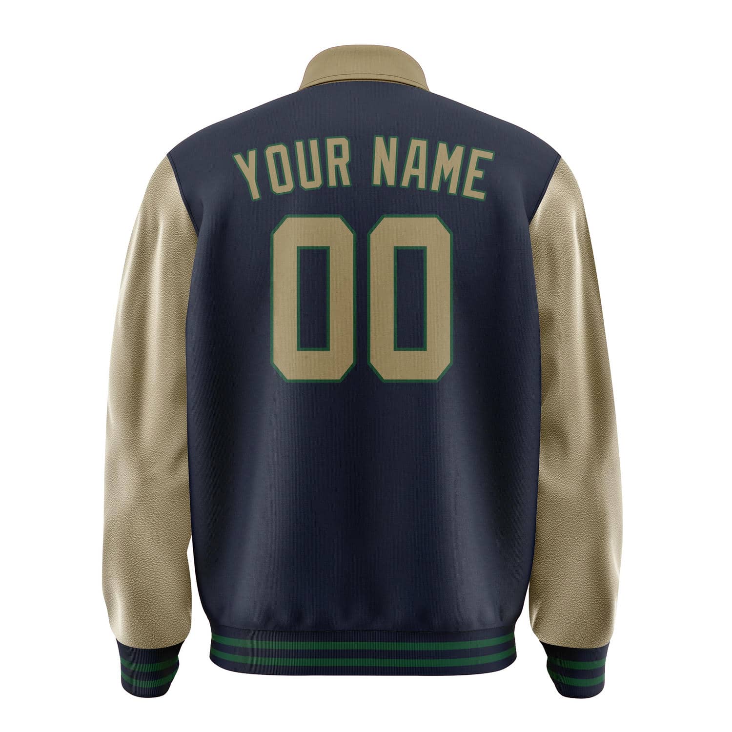 Custom Navy Light Khaki Jacket