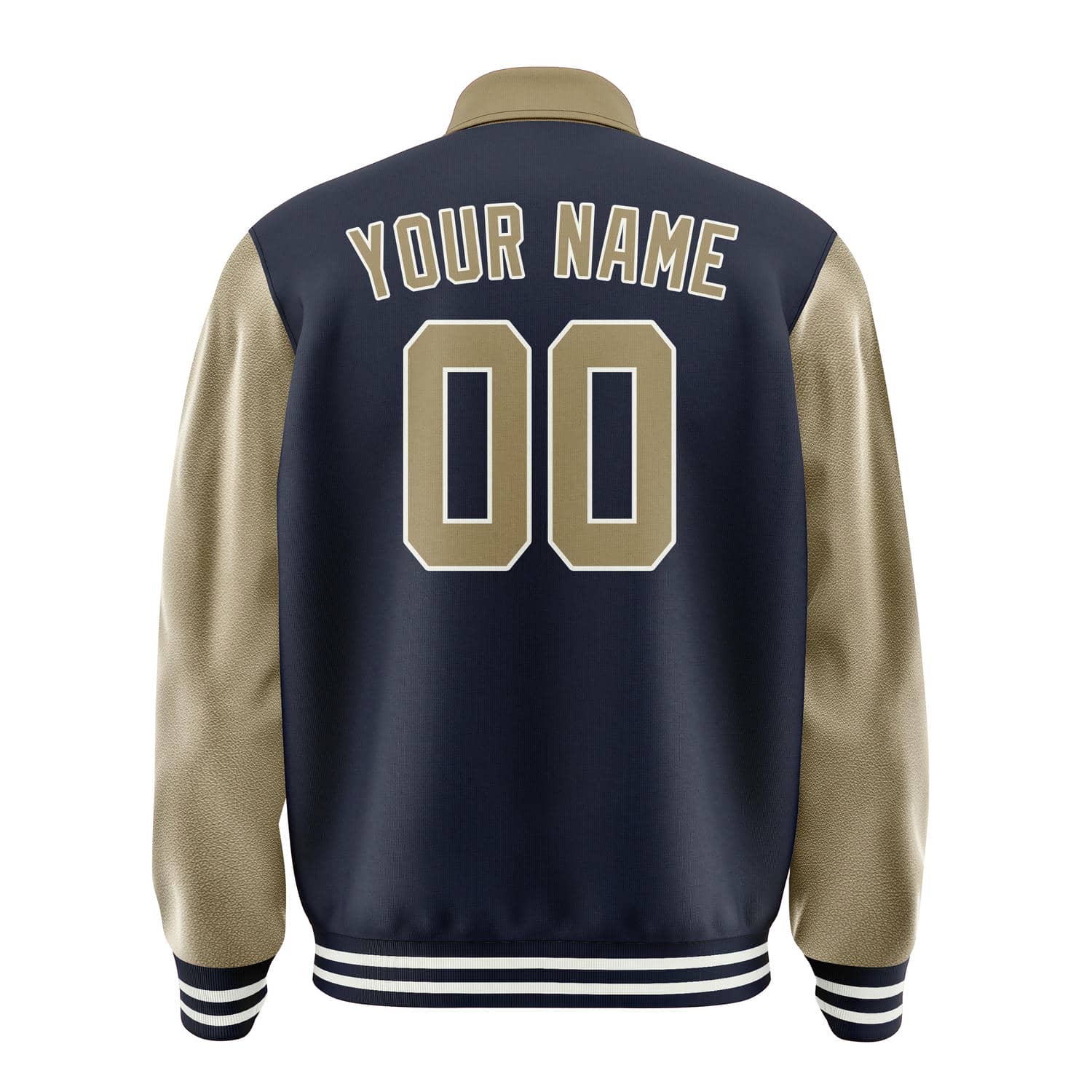 Custom Navy Light Khaki Jacket