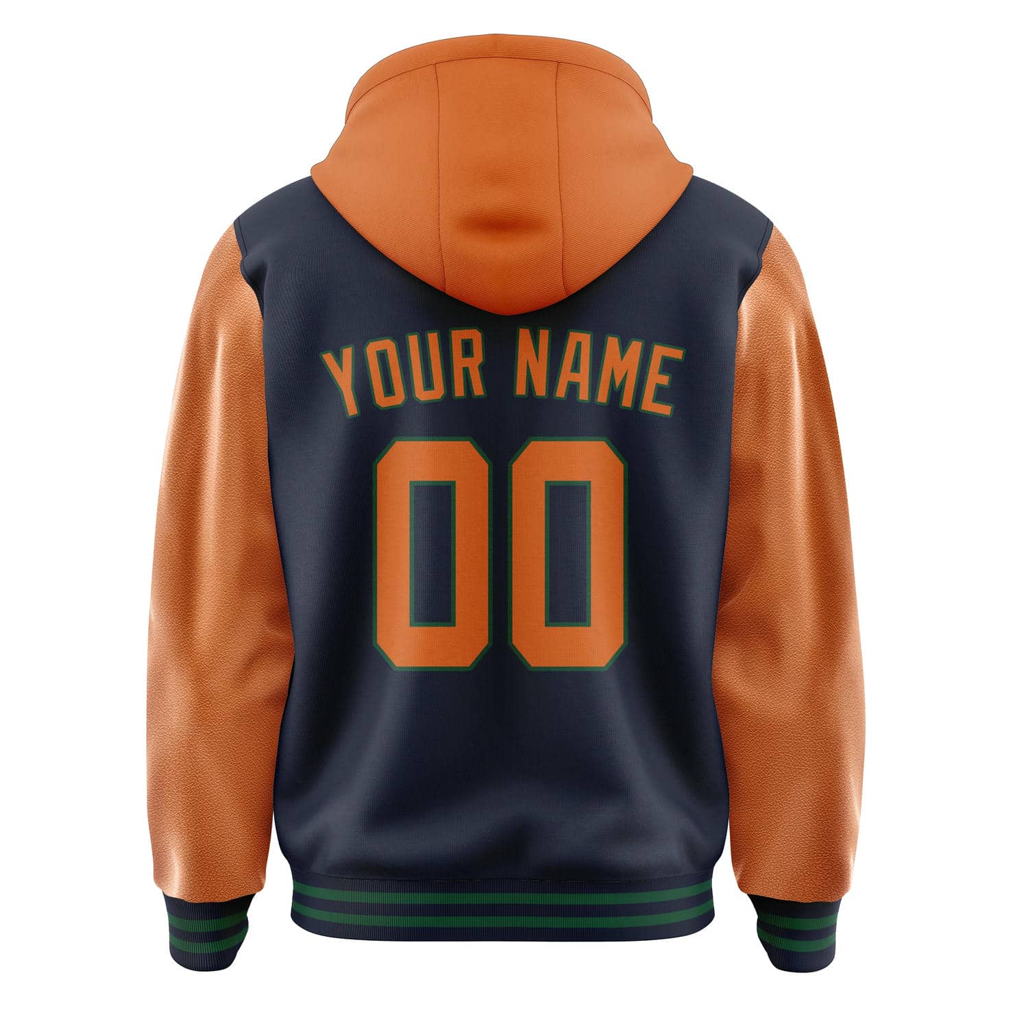 Custom Navy Orange Jacket