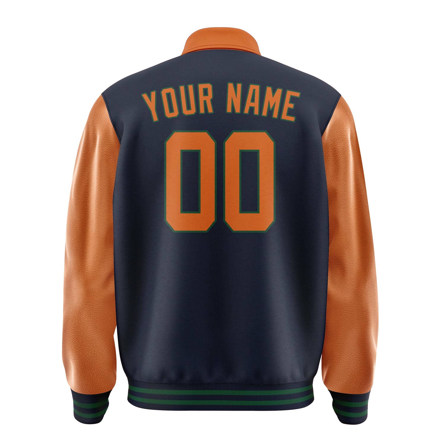 Custom Navy Orange Jacket