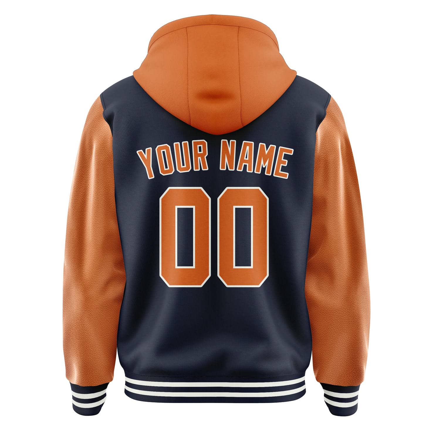 Custom Navy Orange Jacket