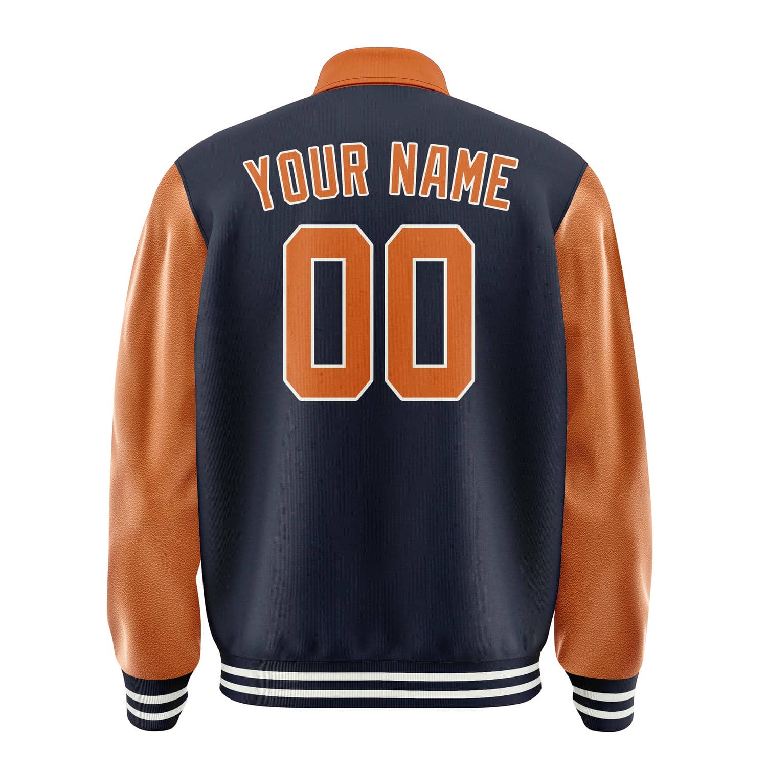 Custom Navy Orange Jacket
