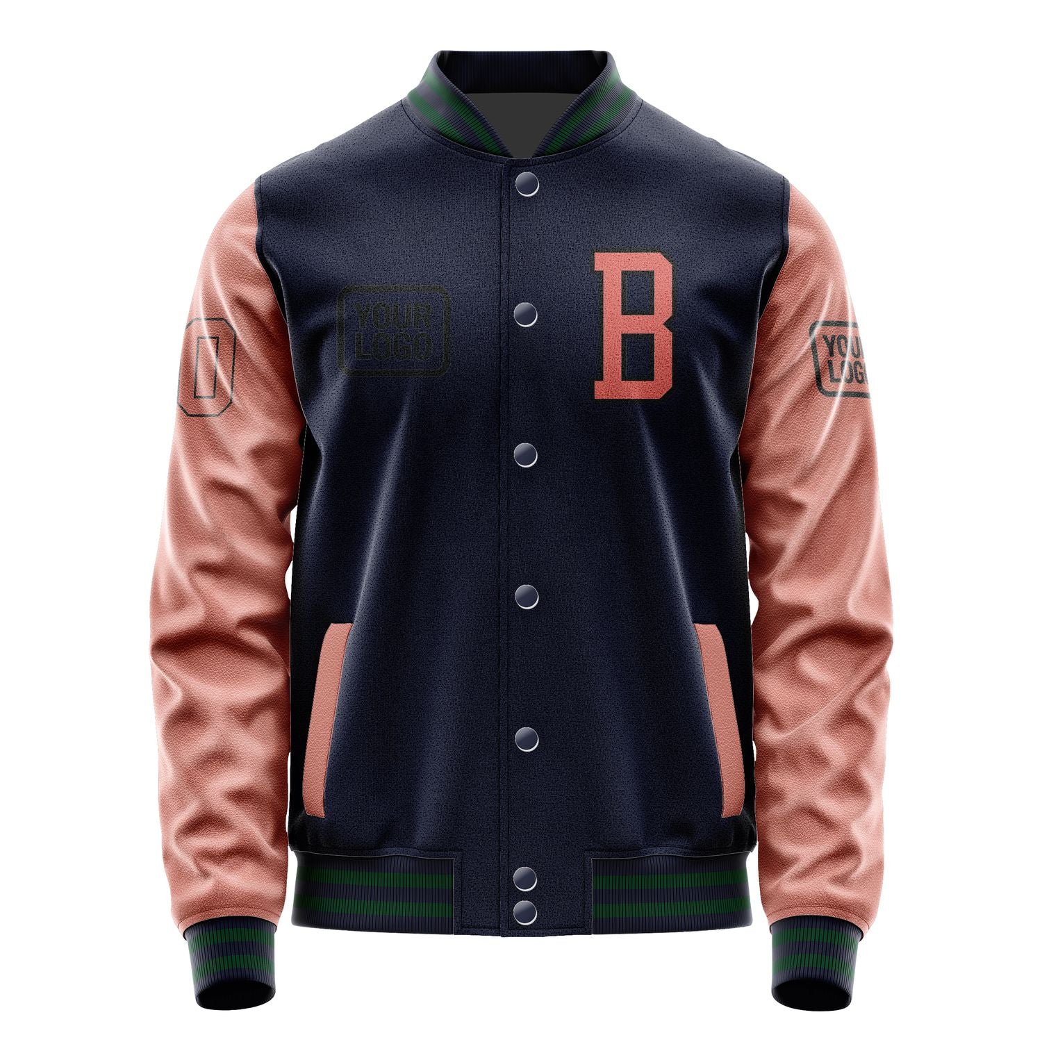 Custom Rose Jacket Navy Jacket – Customyouridea