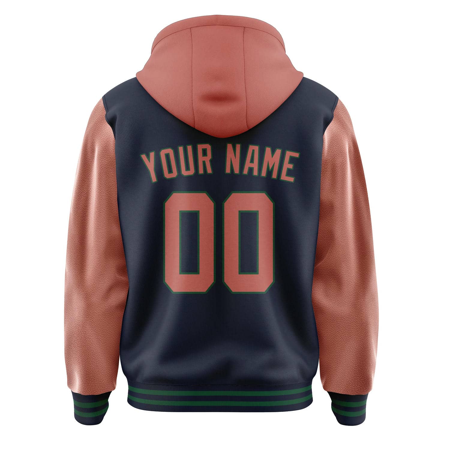 Custom Navy Copper Rose Jacket