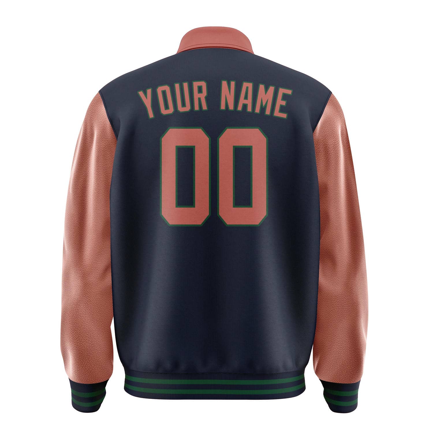 Custom Navy Copper Rose Jacket