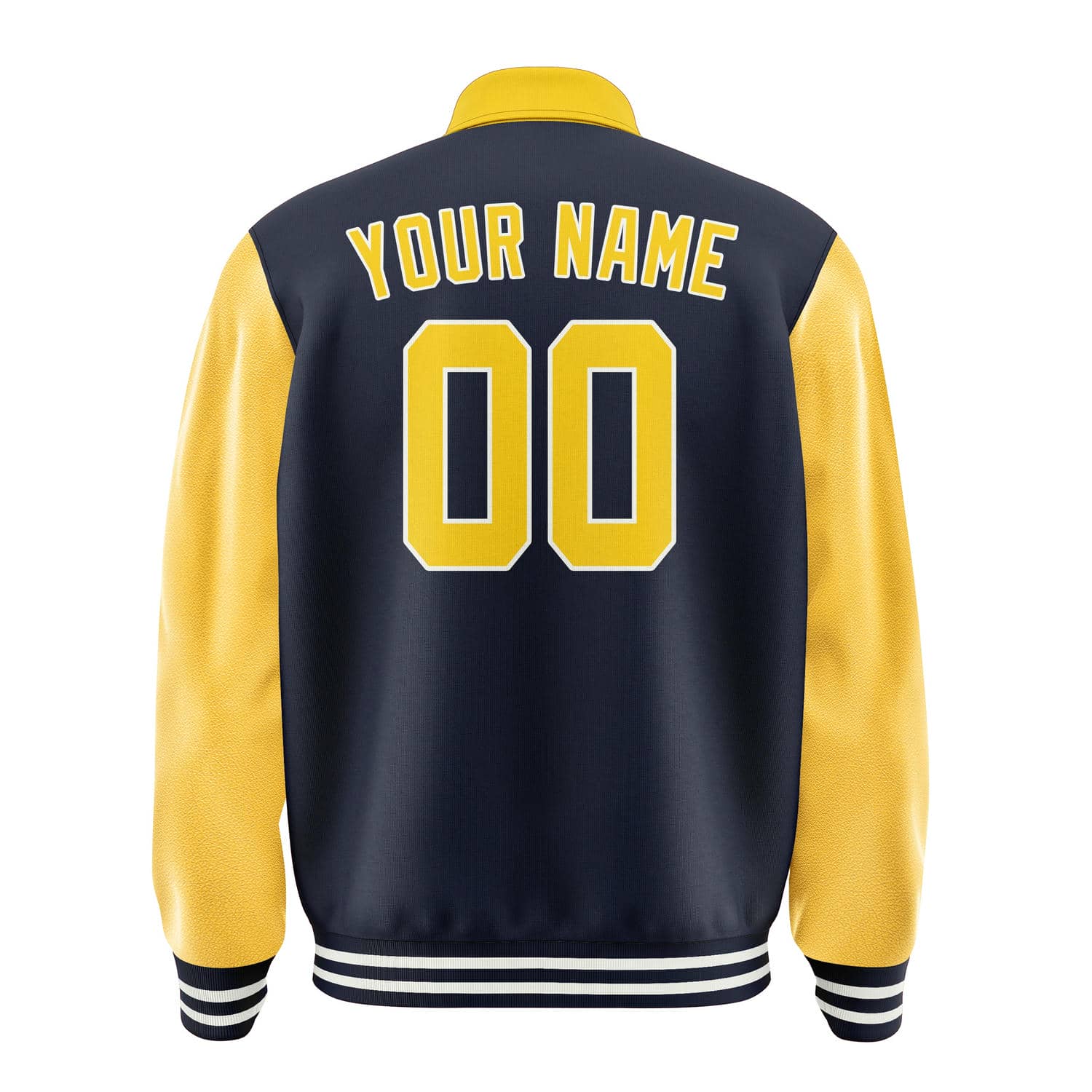 Custom Navy Gold Jacket