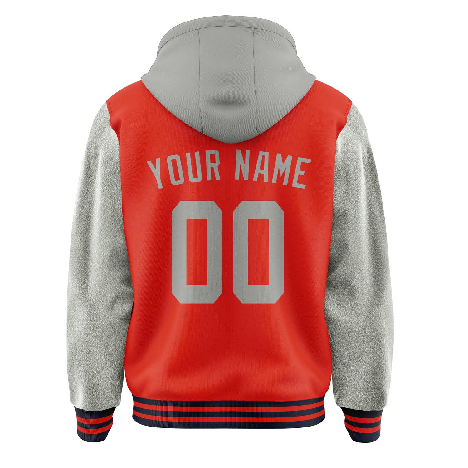 Custom Orange Red Gray Jacket