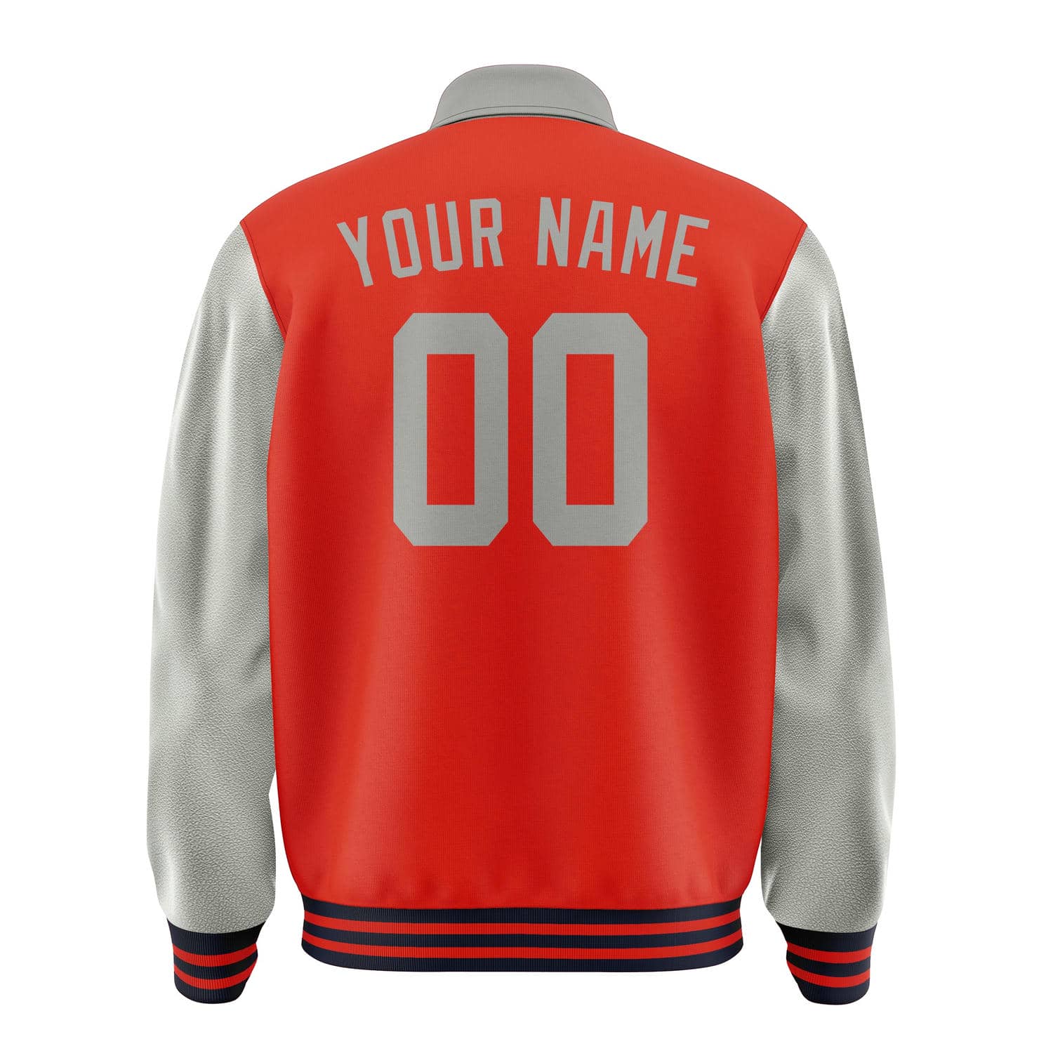 Custom Orange Red Gray Jacket