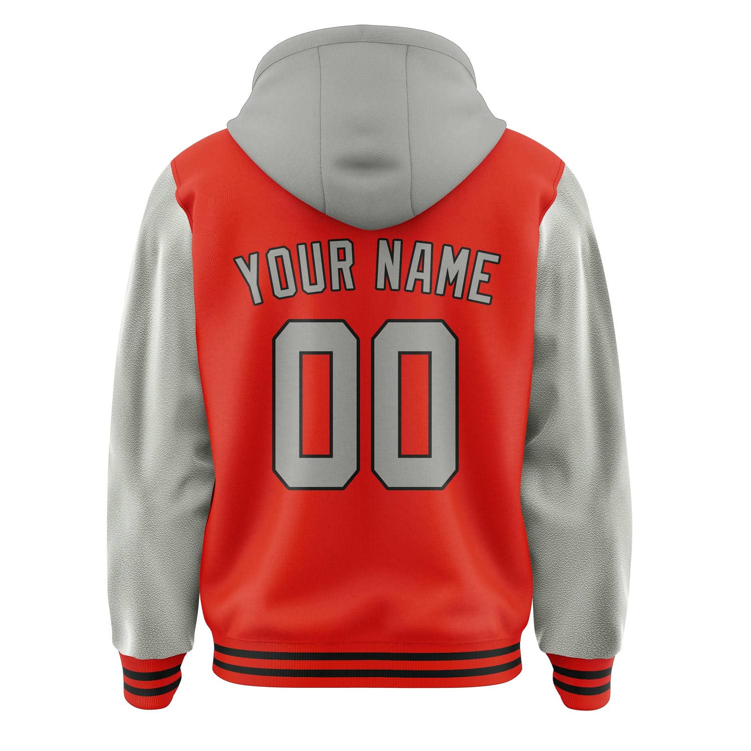 Custom Orange Red Gray Jacket
