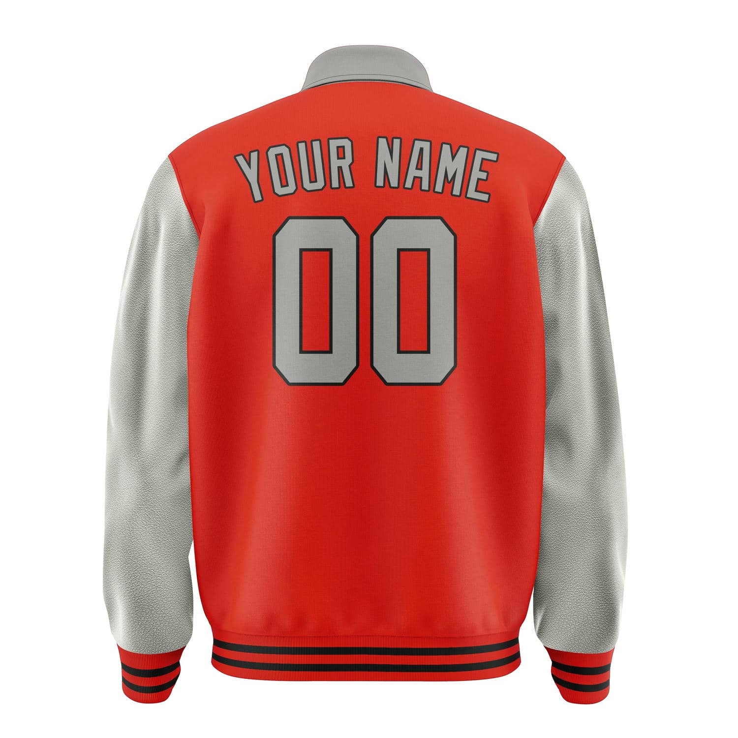Custom Orange Red Gray Jacket