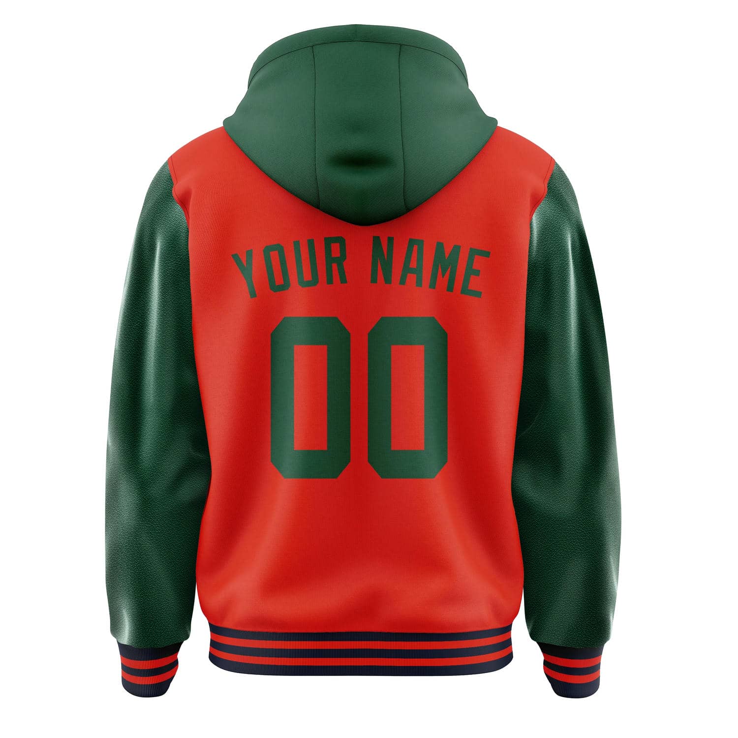 Custom Orange Red Green Jacket