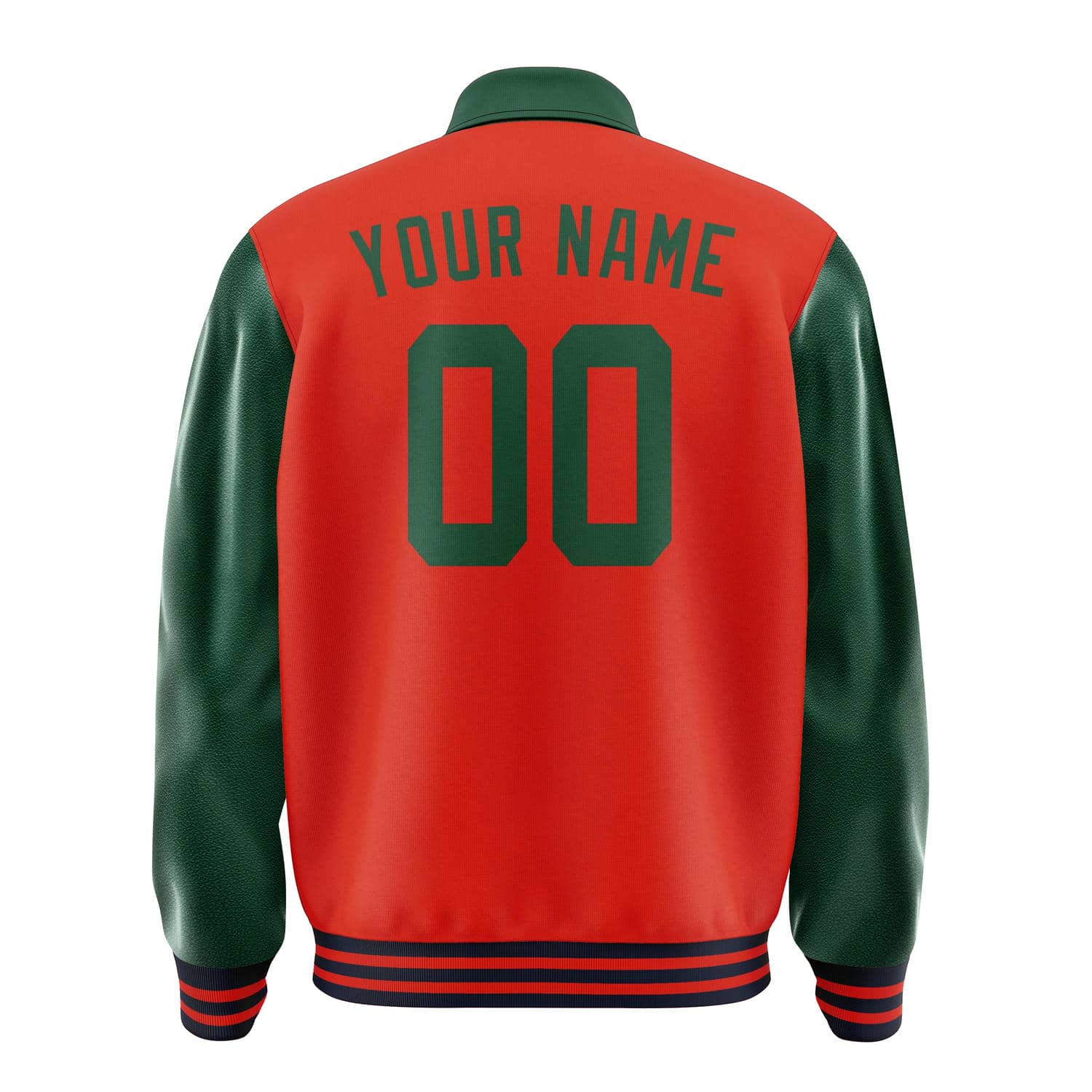Custom Orange Red Green Jacket